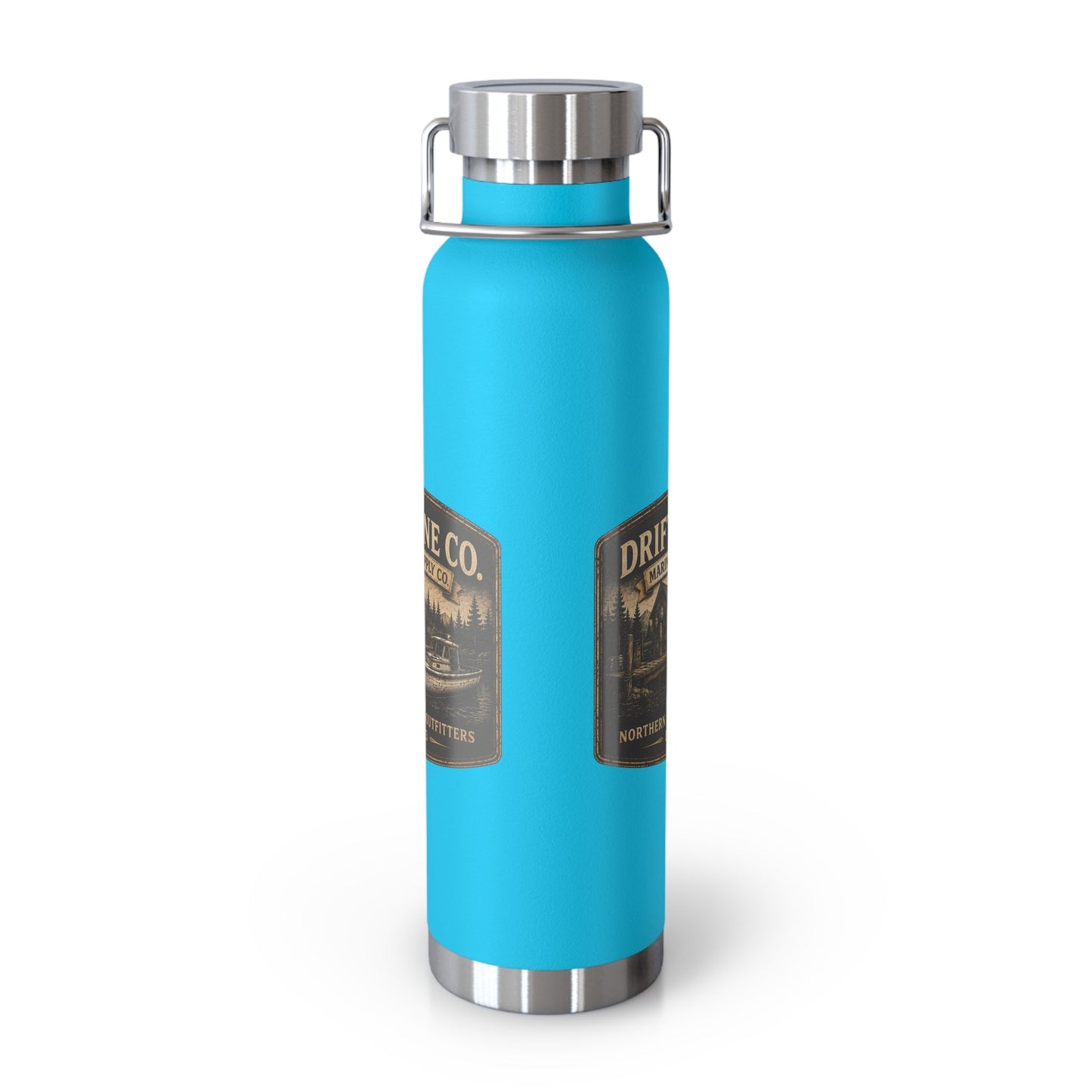 The Driftline Company Marina & Supply Co. Insulated Flask | Northern Water Outfitters Stainless Steel Water Bottle - SJM Print Store