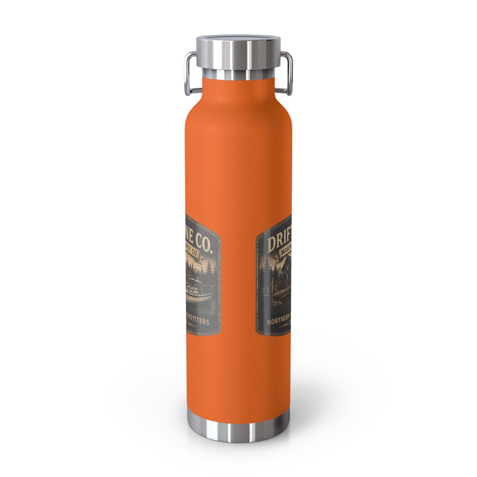 The Driftline Company Marina & Supply Co. Insulated Flask | Northern Water Outfitters Stainless Steel Water Bottle - SJM Print Store