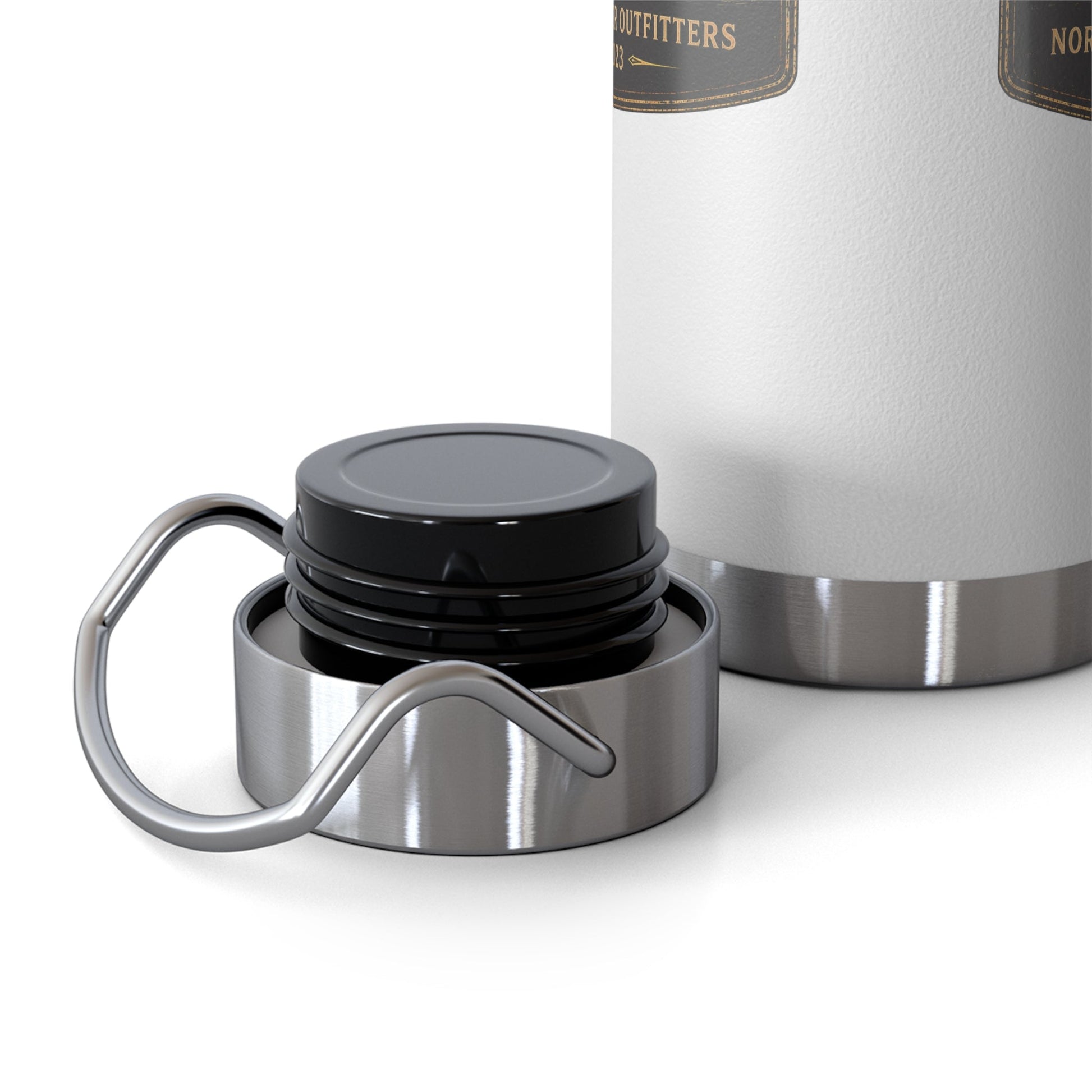 The Driftline Company Marina & Supply Co. Insulated Flask | Northern Water Outfitters Stainless Steel Water Bottle - SJM Print Store