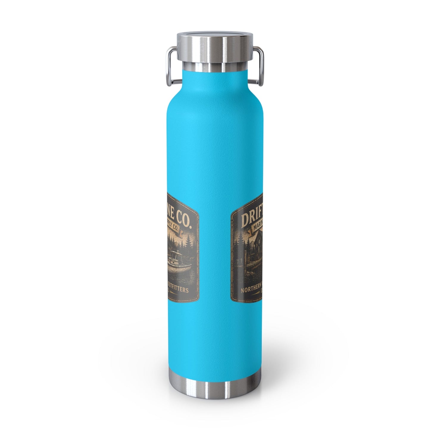 The Driftline Company Marina & Supply Co. Insulated Flask | Northern Water Outfitters Stainless Steel Water Bottle - SJM Print Store
