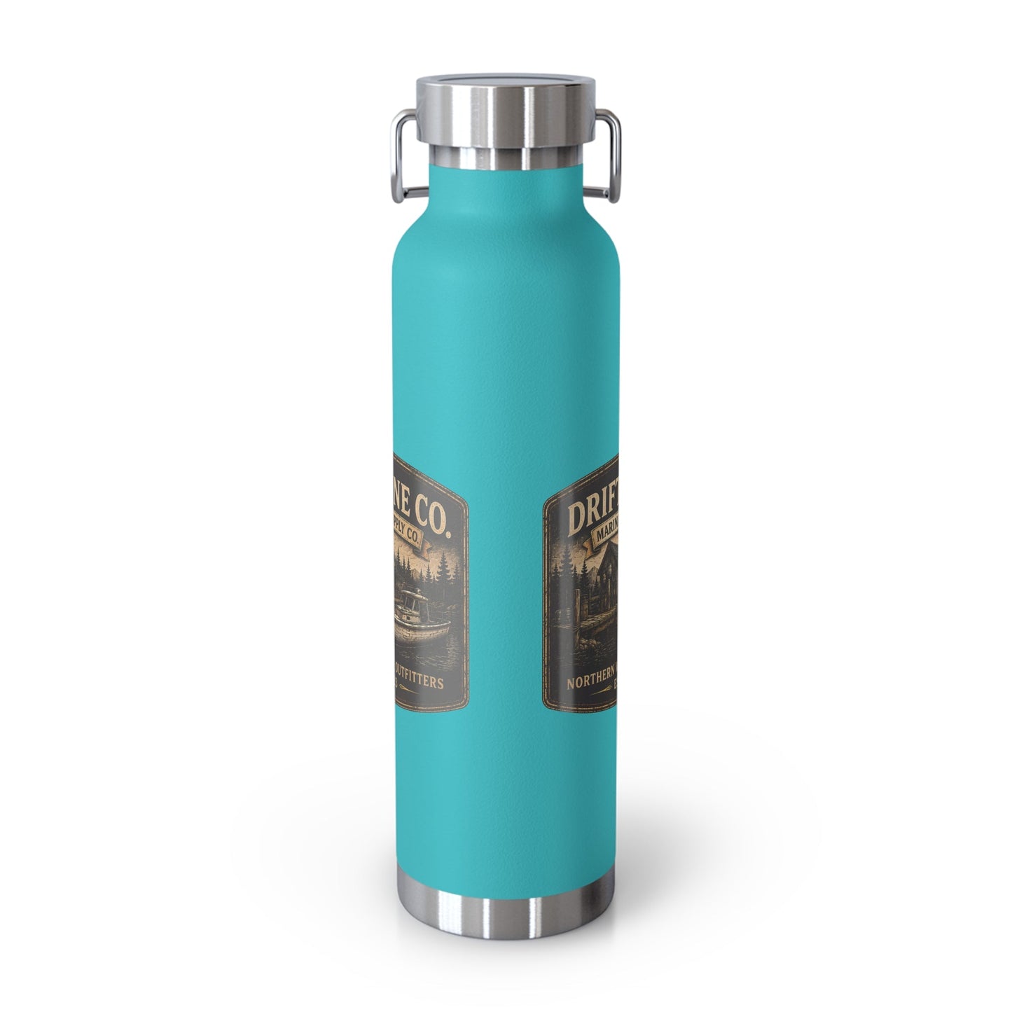 The Driftline Company Marina & Supply Co. Insulated Flask | Northern Water Outfitters Stainless Steel Water Bottle - SJM Print Store