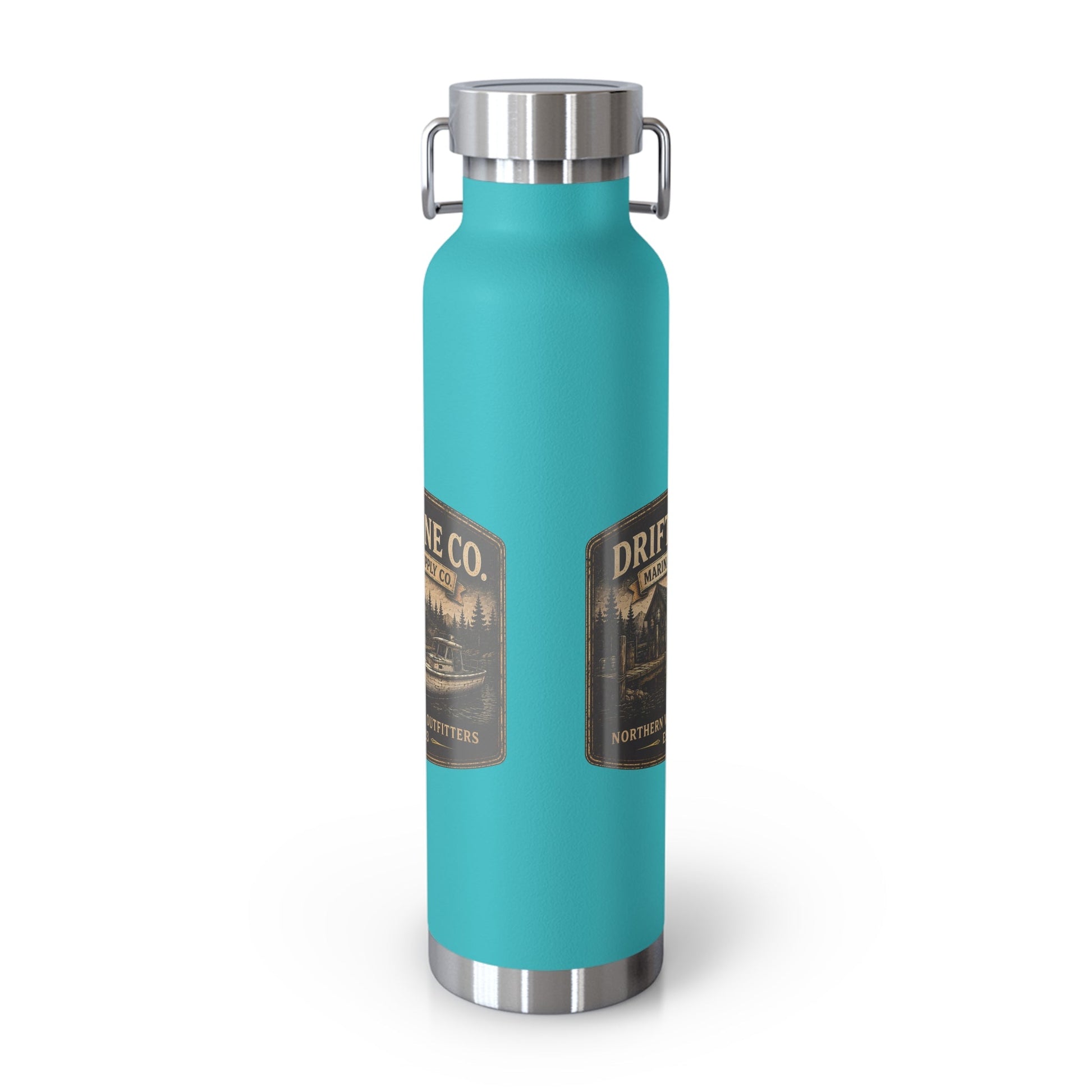 The Driftline Company Marina & Supply Co. Insulated Flask | Northern Water Outfitters Stainless Steel Water Bottle - SJM Print Store