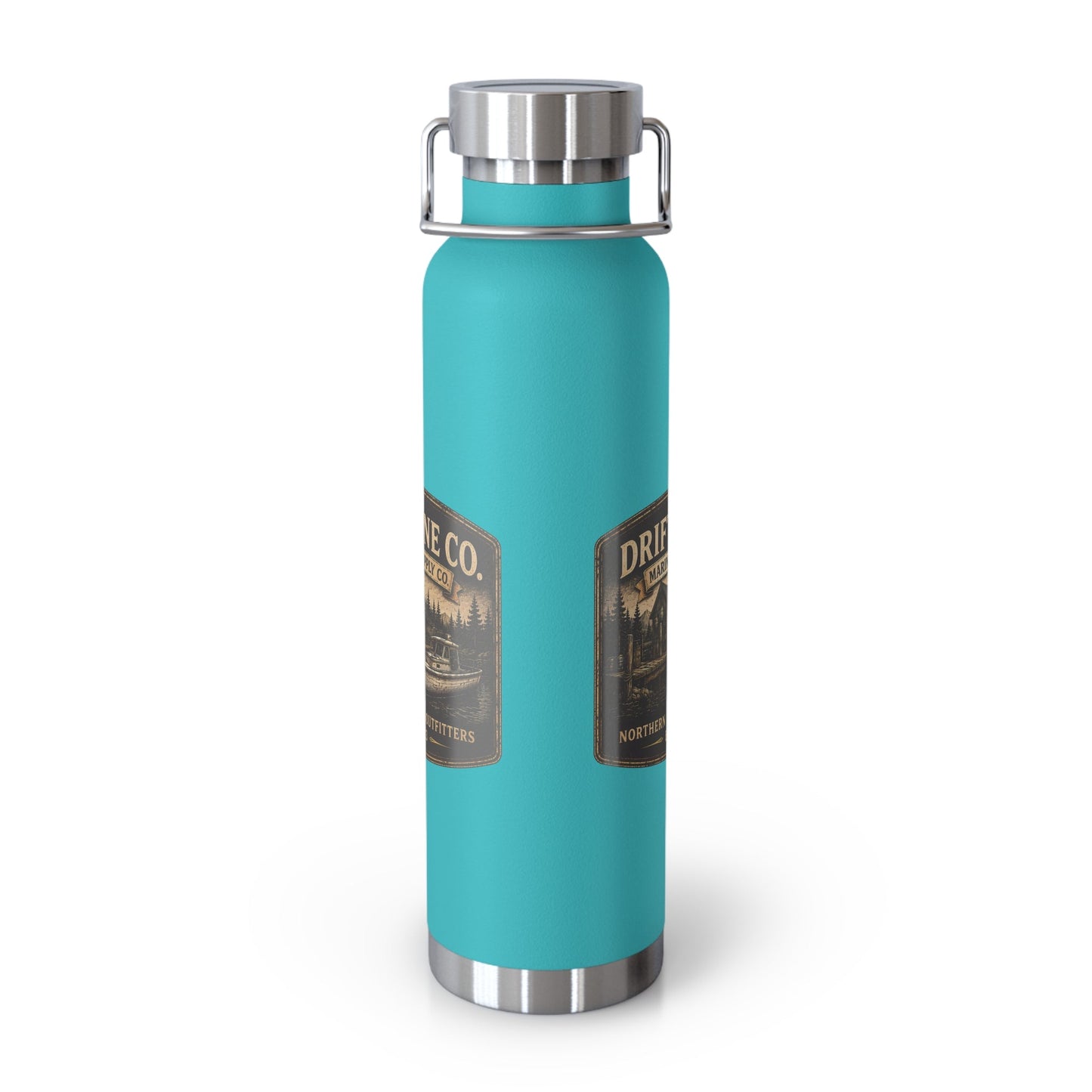 The Driftline Company Marina & Supply Co. Insulated Flask | Northern Water Outfitters Stainless Steel Water Bottle - SJM Print Store