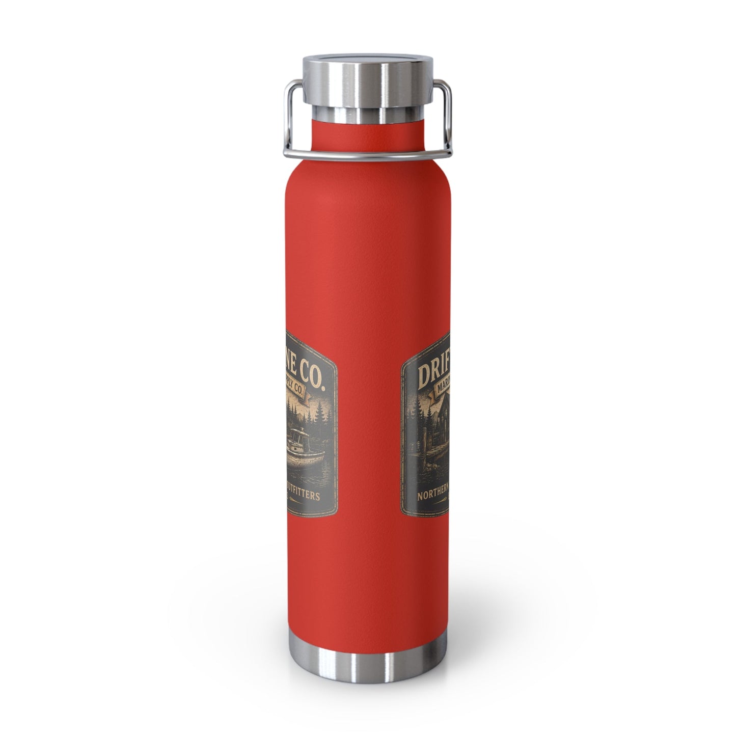 The Driftline Company Marina & Supply Co. Insulated Flask | Northern Water Outfitters Stainless Steel Water Bottle - SJM Print Store