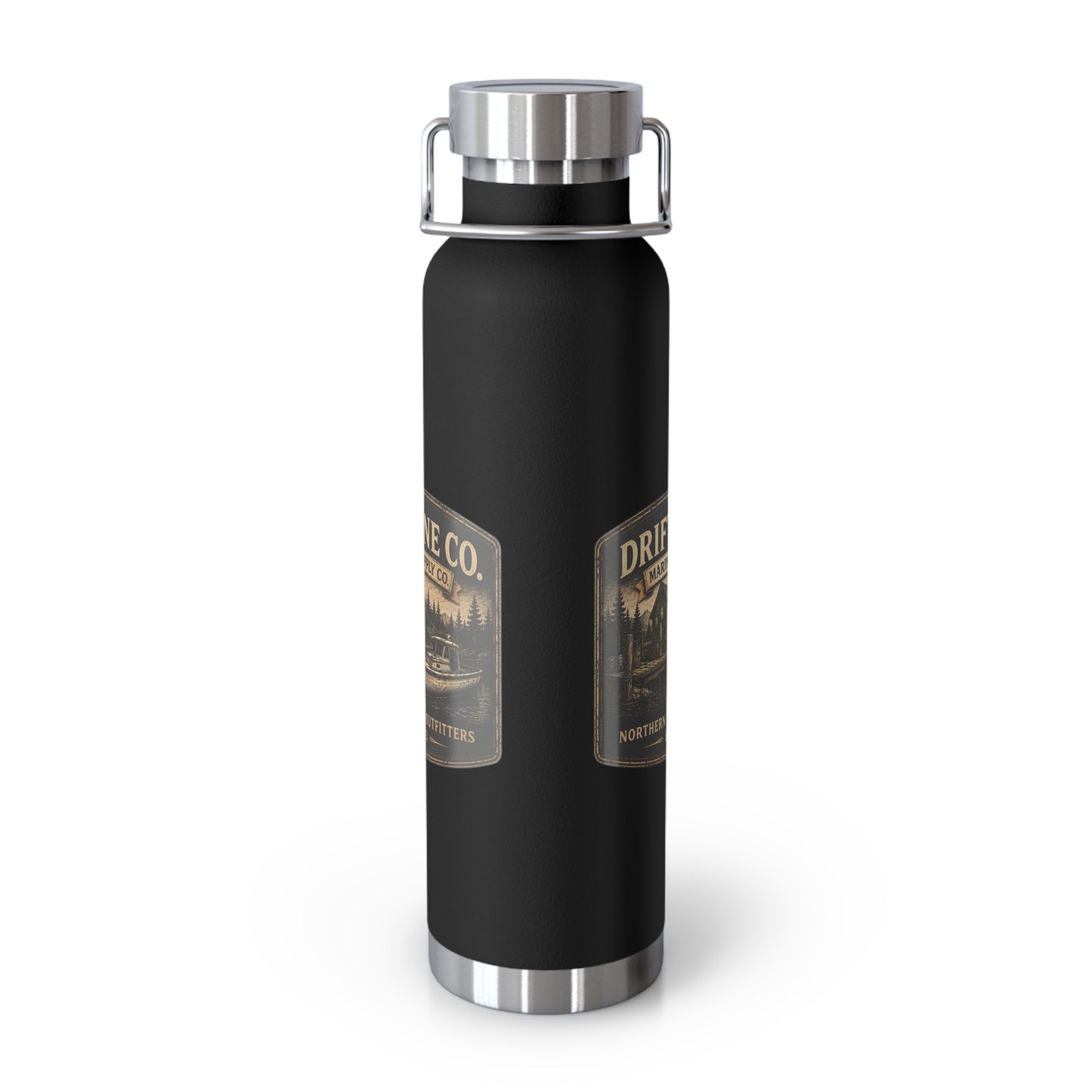 The Driftline Company Marina & Supply Co. Insulated Flask | Northern Water Outfitters Stainless Steel Water Bottle - SJM Print Store