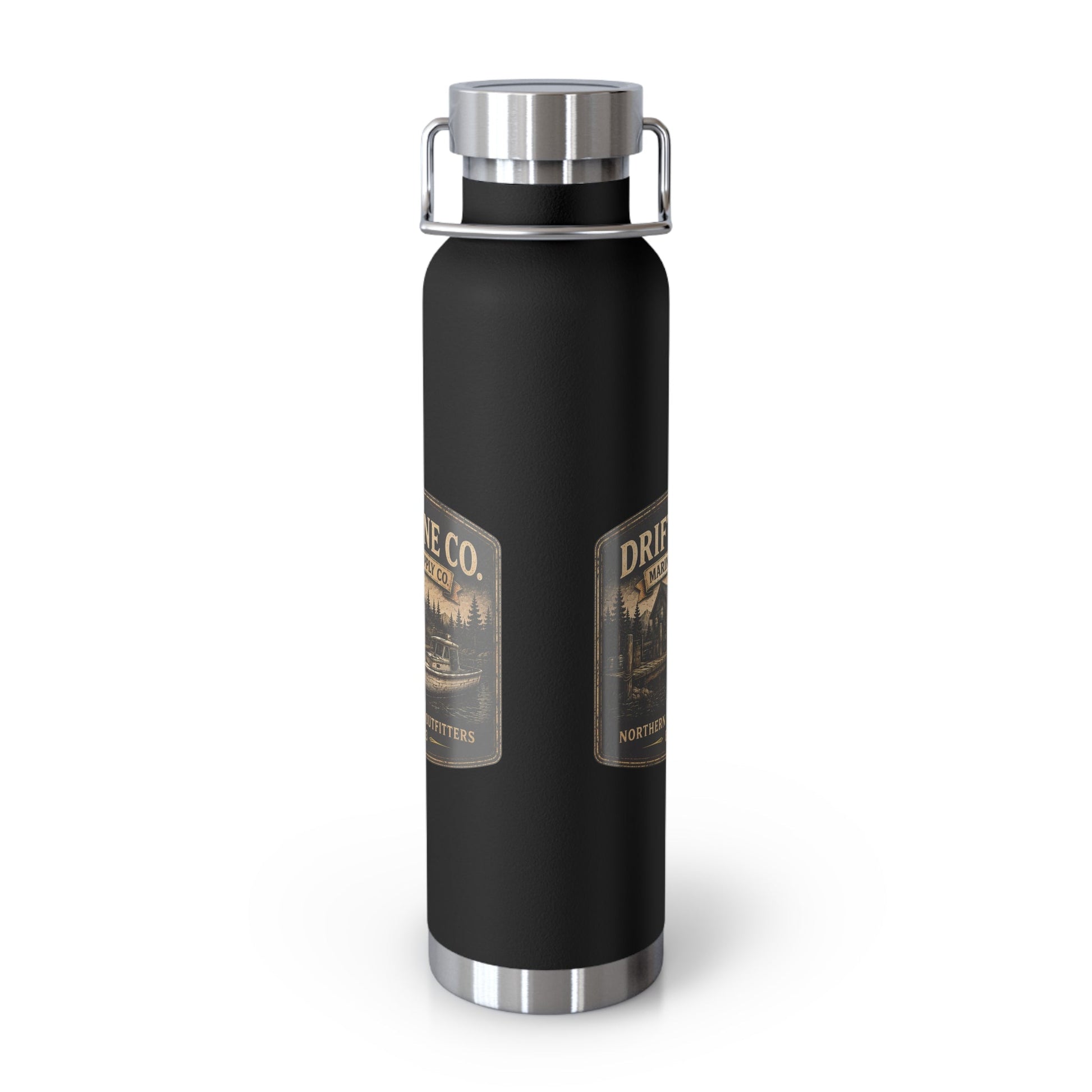 The Driftline Company Marina & Supply Co. Insulated Flask | Northern Water Outfitters Stainless Steel Water Bottle - SJM Print Store