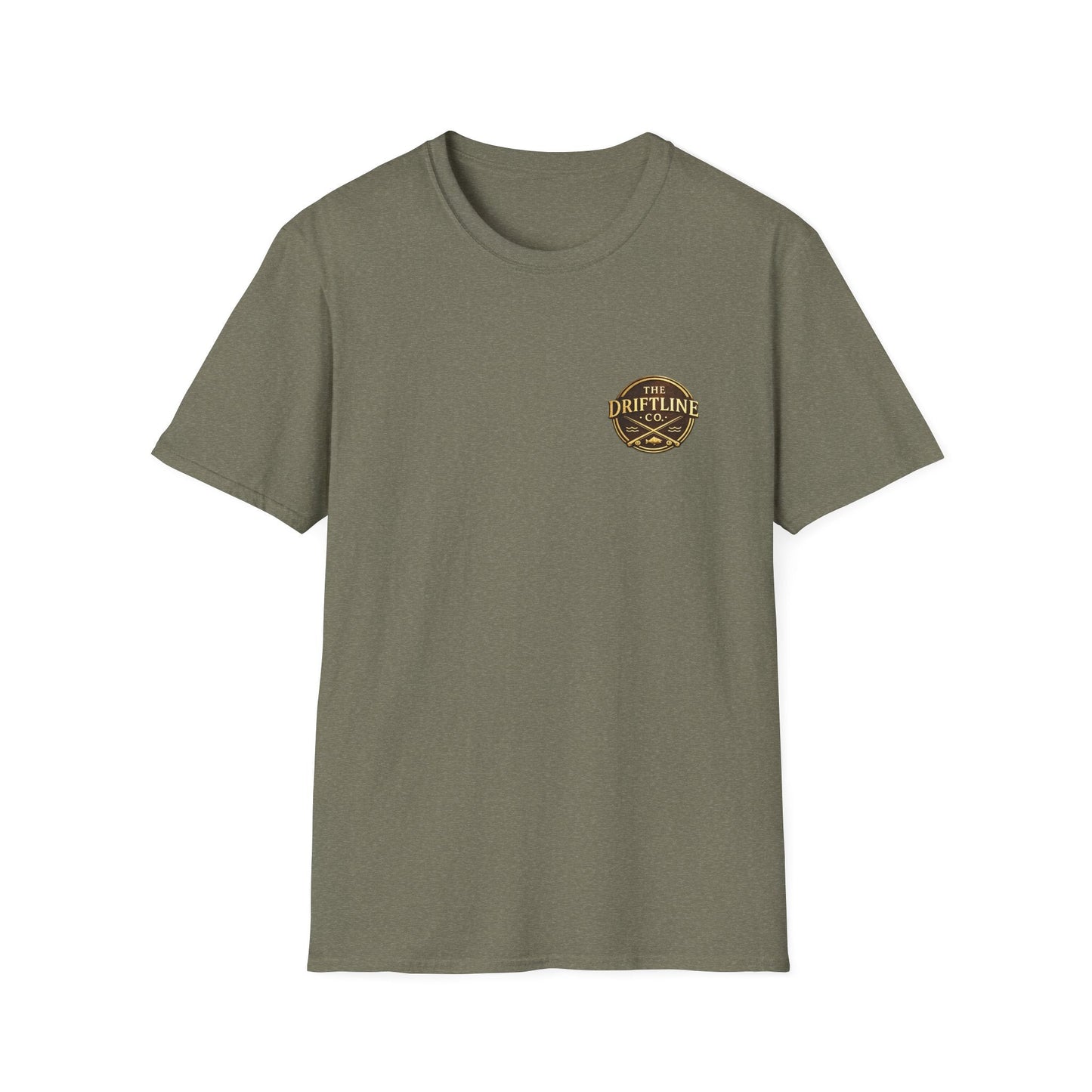 The Driftline Company Marina & Supply Co. Northern Water Outfitters Double-Sided T-Shirt | Vintage Fishing & Boating Tee - SJM Print Store