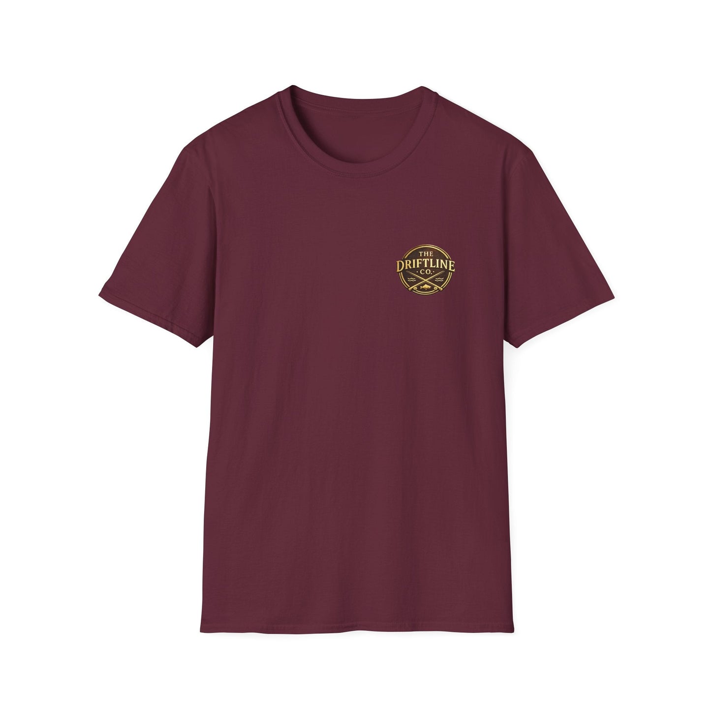 The Driftline Company Marina & Supply Co. Northern Water Outfitters Double-Sided T-Shirt | Vintage Fishing & Boating Tee - SJM Print Store