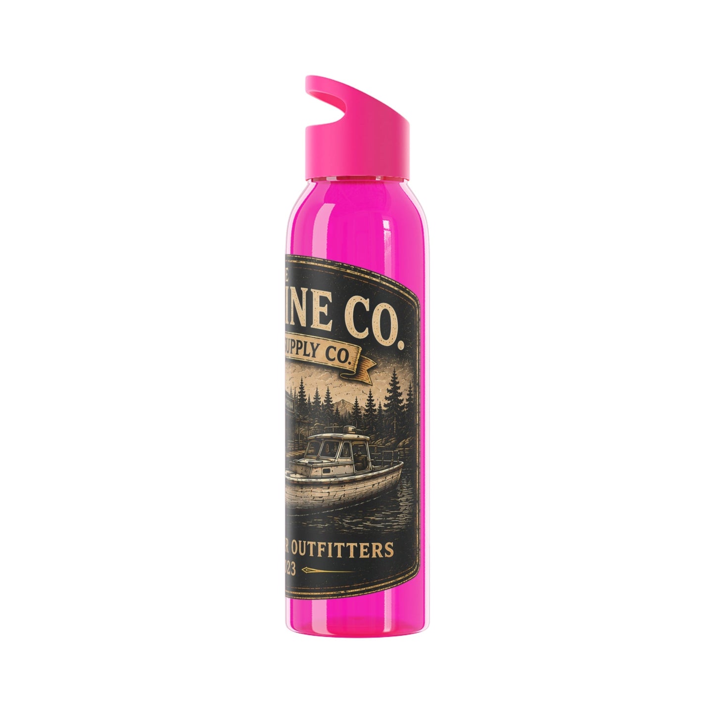 The Driftline Company Marina & Supply Co. Water Bottle | Northern Water Outfitters Sports Bottle - SJM Print Store