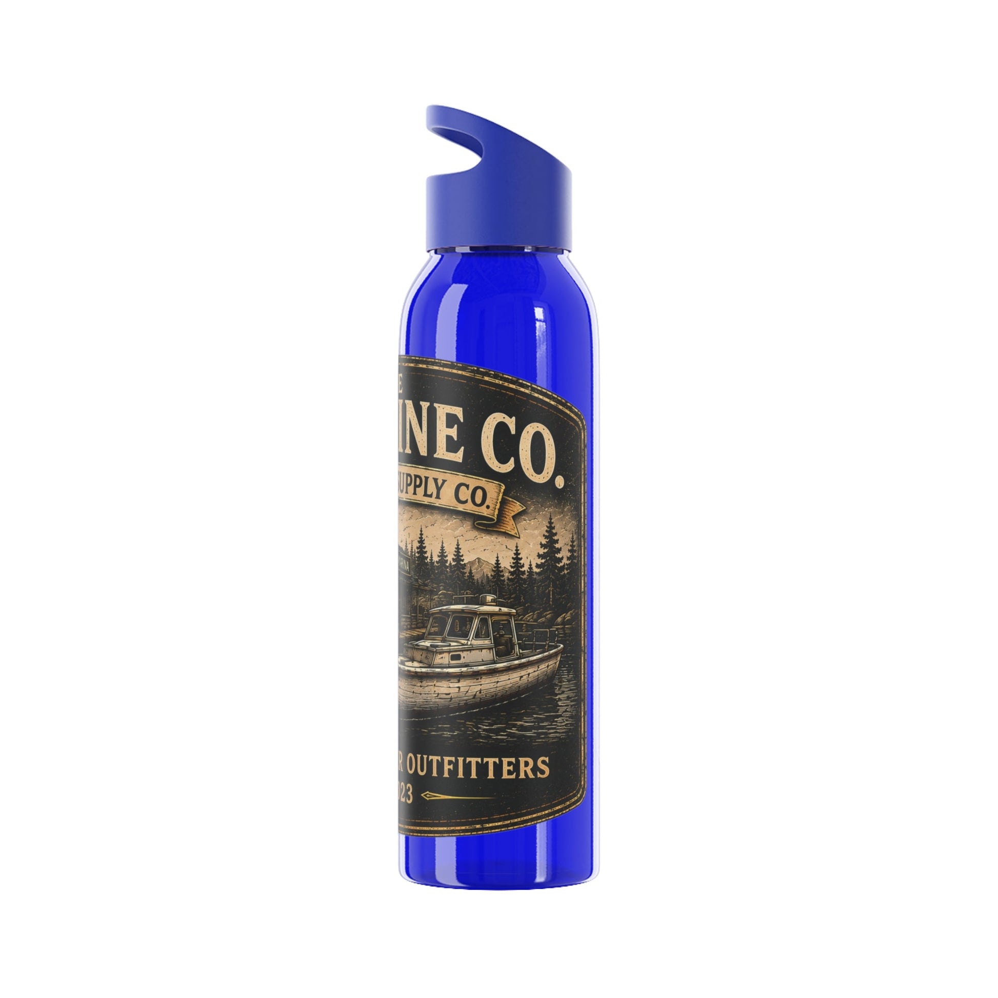 The Driftline Company Marina & Supply Co. Water Bottle | Northern Water Outfitters Sports Bottle - SJM Print Store