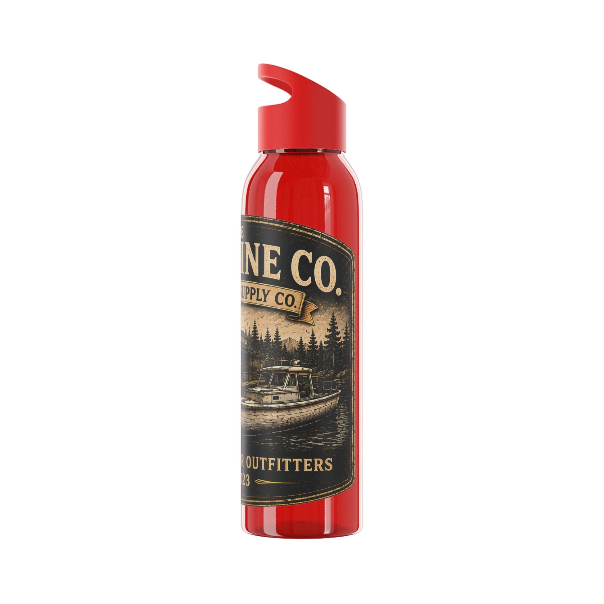 The Driftline Company Marina & Supply Co. Water Bottle | Northern Water Outfitters Sports Bottle - SJM Print Store