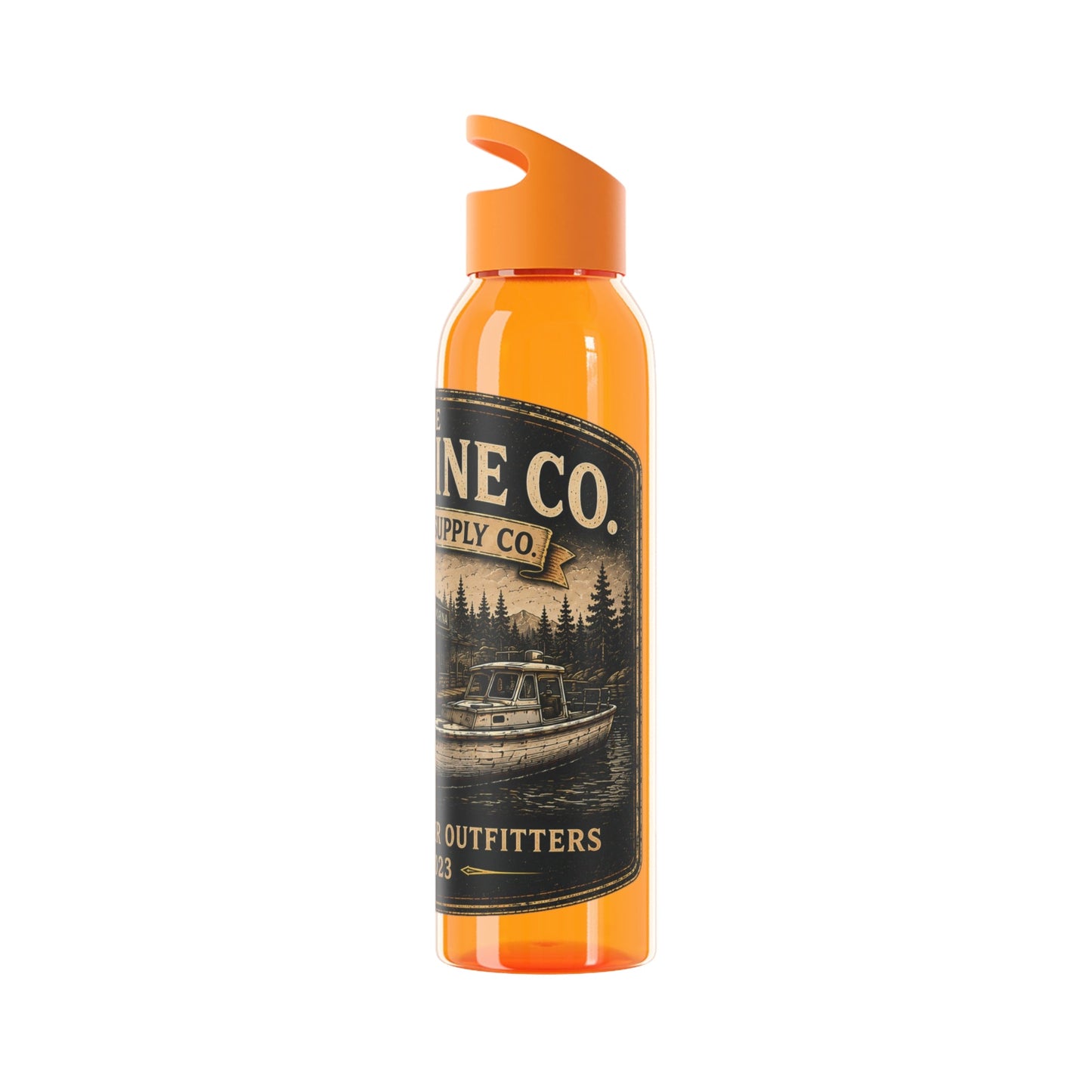 The Driftline Company Marina & Supply Co. Water Bottle | Northern Water Outfitters Sports Bottle - SJM Print Store