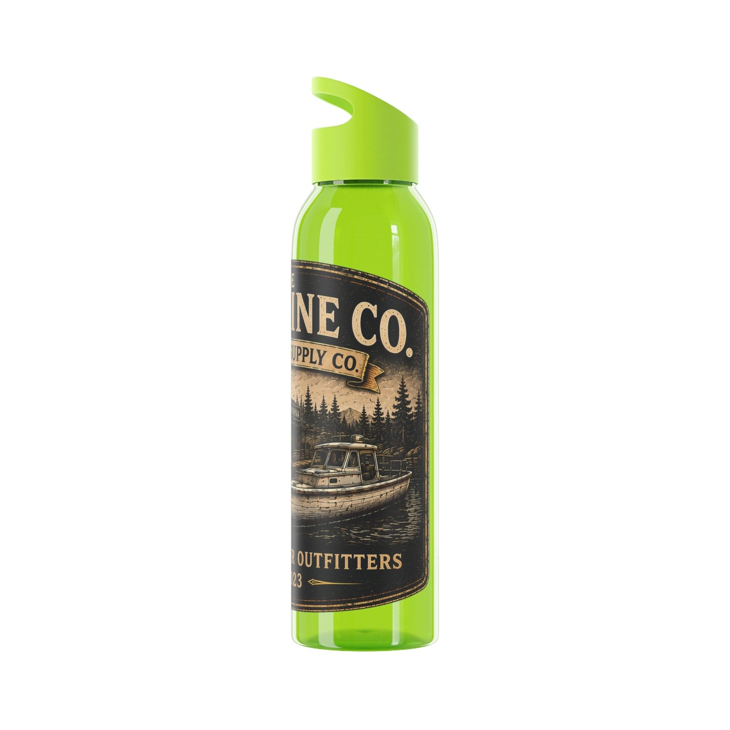 The Driftline Company Marina & Supply Co. Water Bottle | Northern Water Outfitters Sports Bottle - SJM Print Store