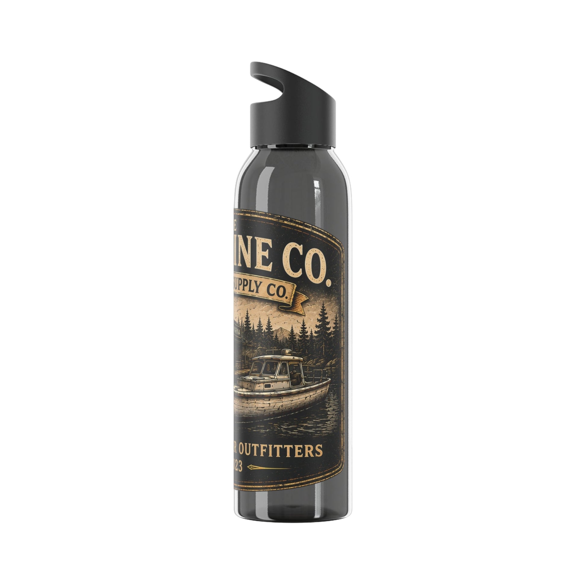 The Driftline Company Marina & Supply Co. Water Bottle | Northern Water Outfitters Sports Bottle - SJM Print Store