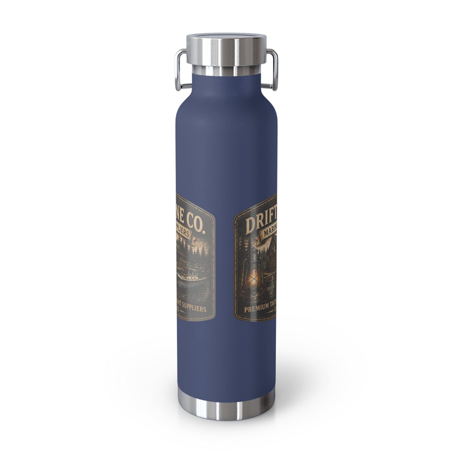 The Driftline Company Marine Suppliers Premium Tackle & Bait Insulated Stainless Steel Flask - SJM Print Store