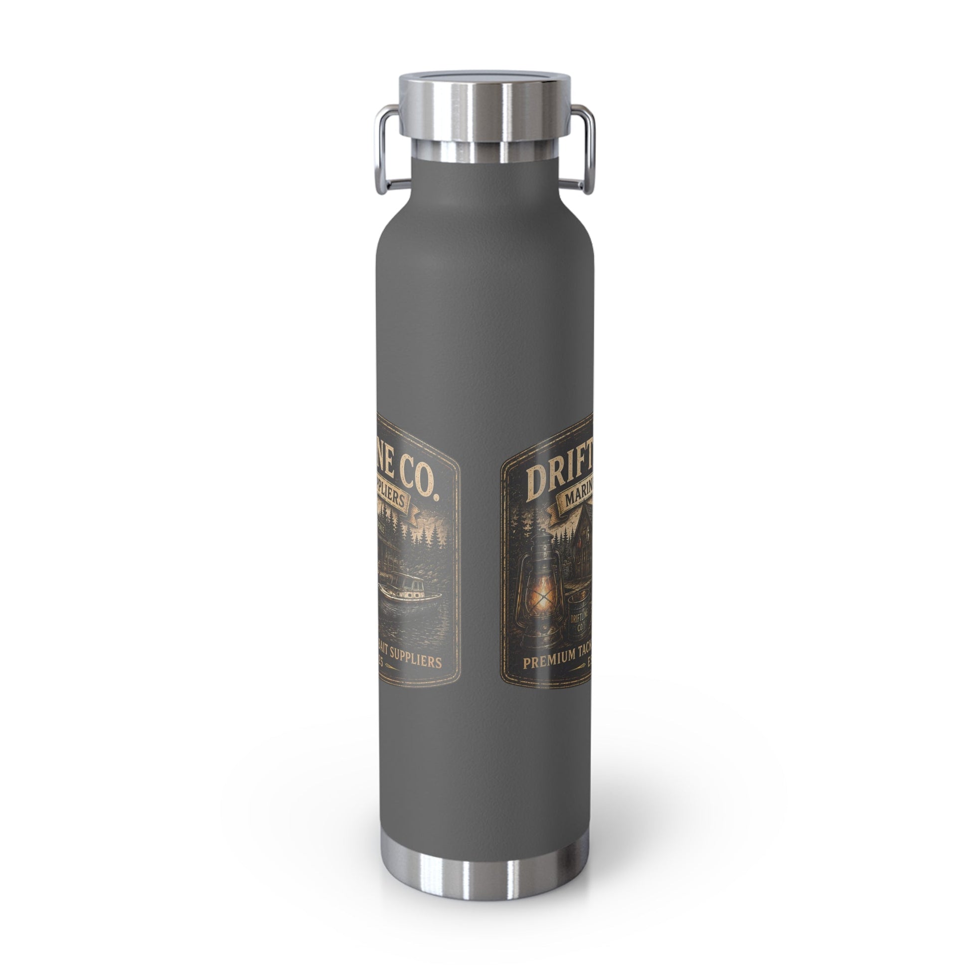 The Driftline Company Marine Suppliers Premium Tackle & Bait Insulated Stainless Steel Flask - SJM Print Store