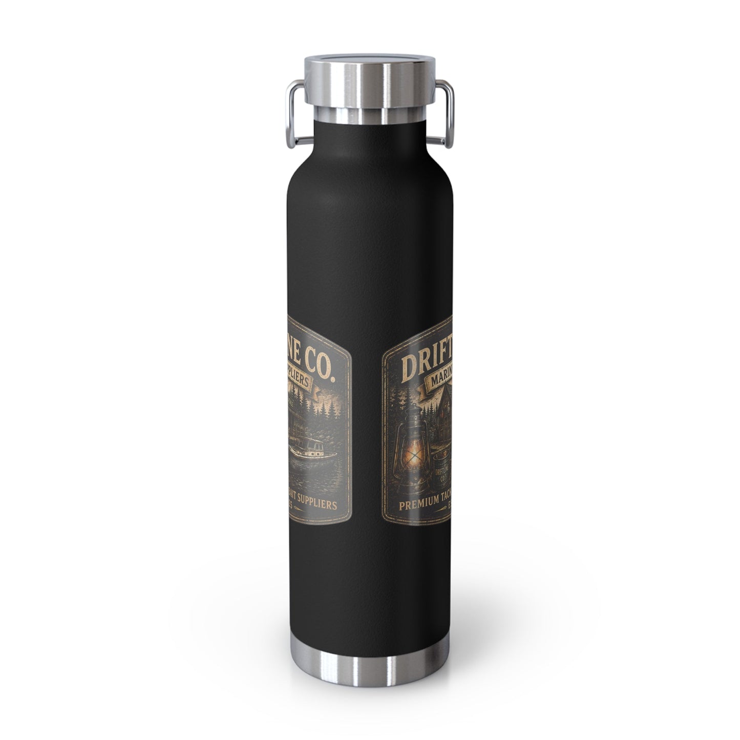 The Driftline Company Marine Suppliers Premium Tackle & Bait Insulated Stainless Steel Flask - SJM Print Store