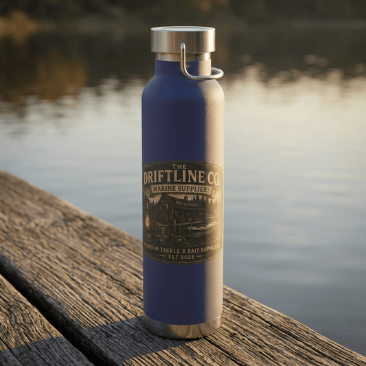 The Driftline Company Marine Suppliers Premium Tackle & Bait Insulated Stainless Steel Flask - SJM Print Store