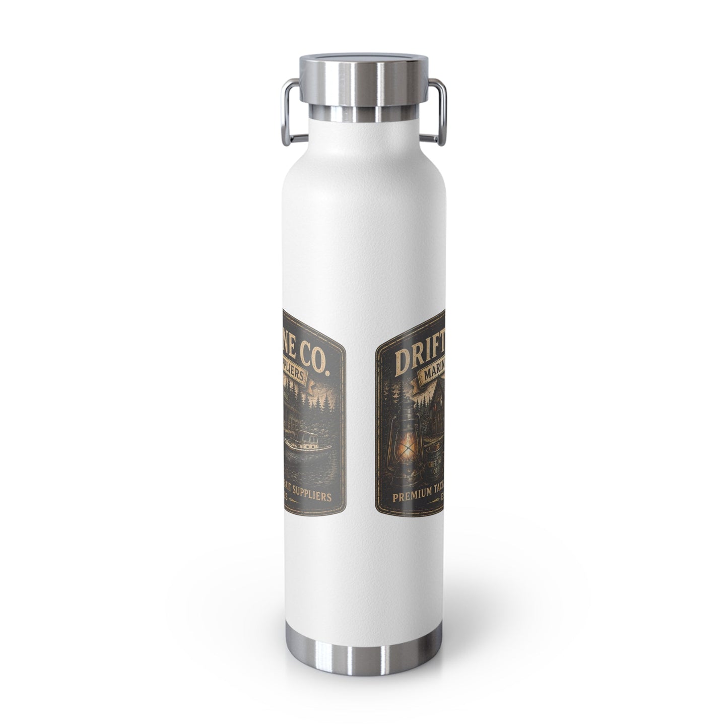 The Driftline Company Marine Suppliers Premium Tackle & Bait Insulated Stainless Steel Flask - SJM Print Store
