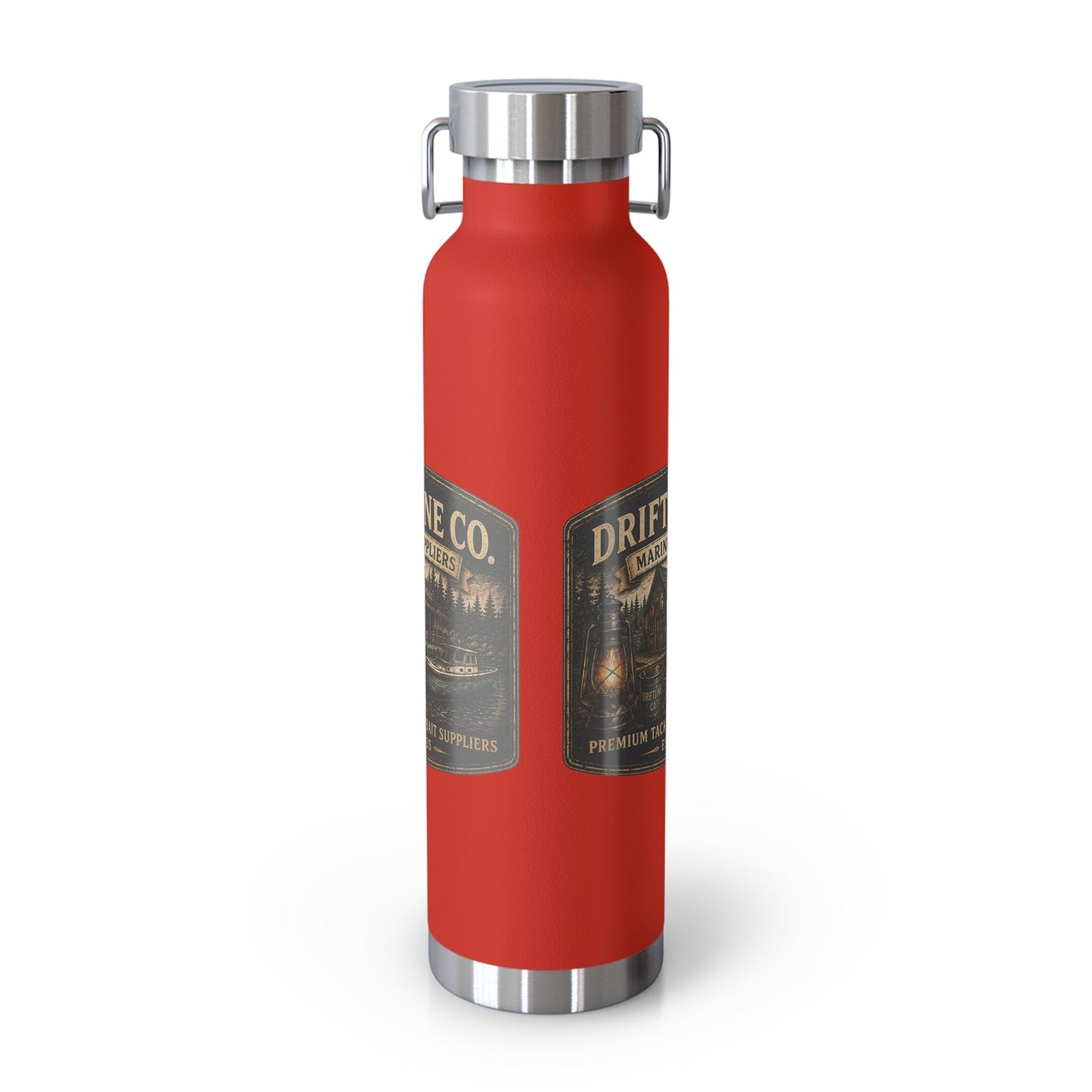 The Driftline Company Marine Suppliers Premium Tackle & Bait Insulated Stainless Steel Flask - SJM Print Store