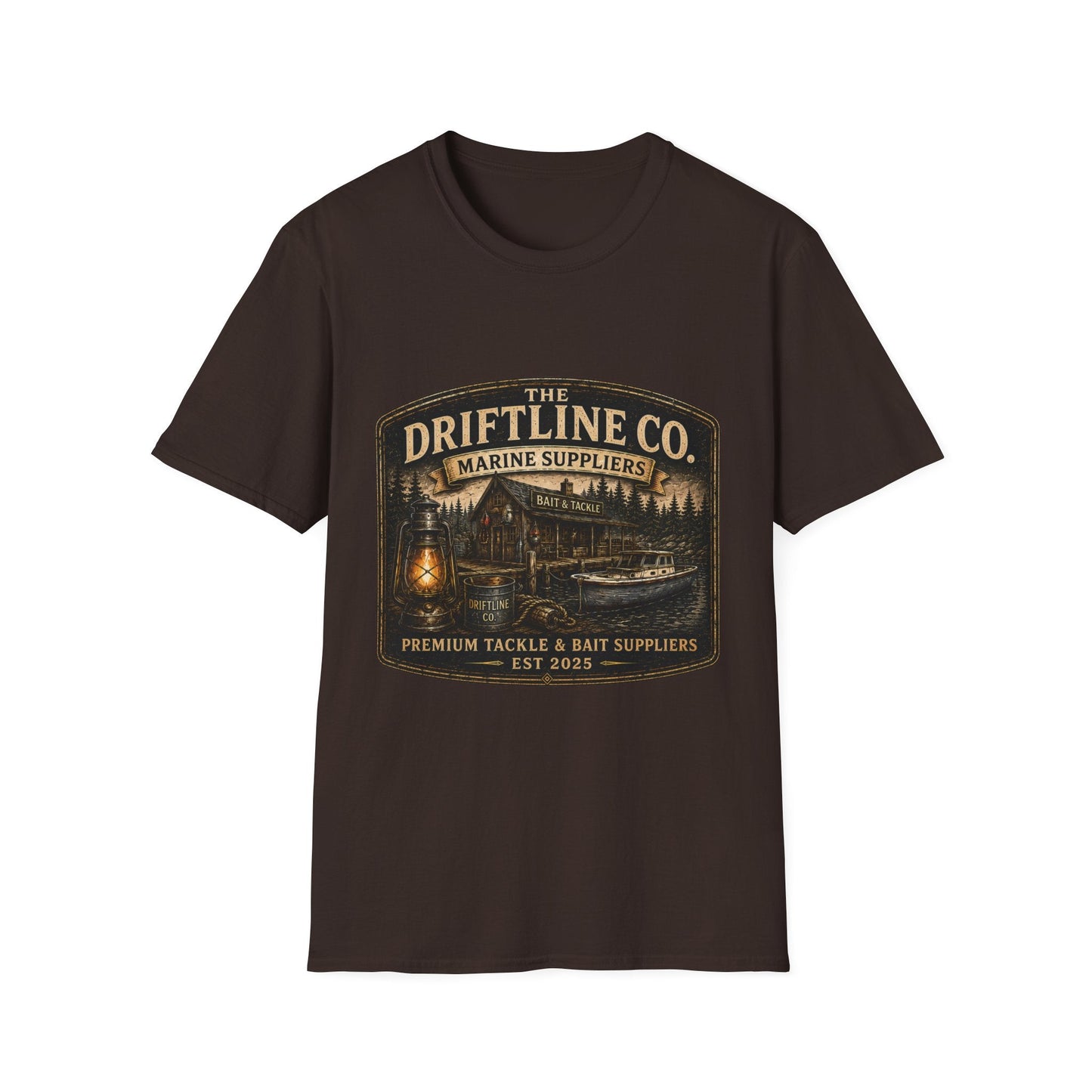 The Driftline Company Marine Suppliers Premium Tackle & Bait Premium Unisex T-Shirt - SJM Print Store