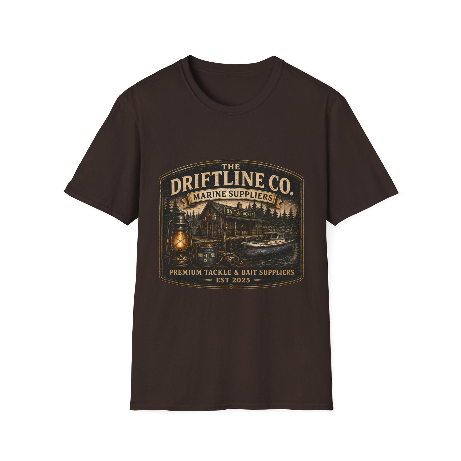 The Driftline Company Marine Suppliers Premium Tackle & Bait Premium Unisex T-Shirt - SJM Print Store