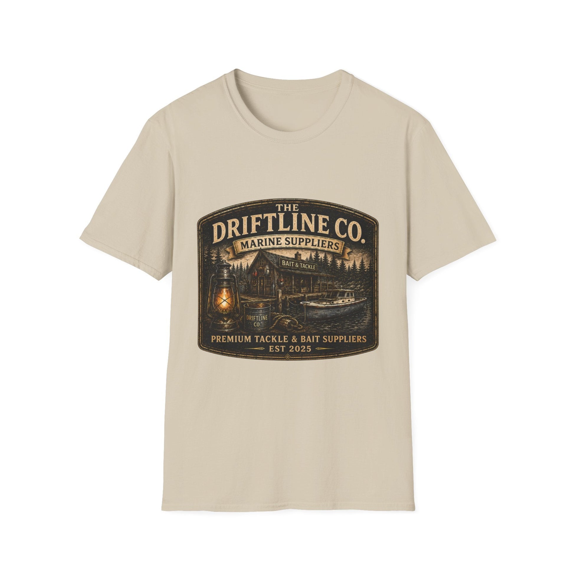 The Driftline Company Marine Suppliers Premium Tackle & Bait Premium Unisex T-Shirt - SJM Print Store
