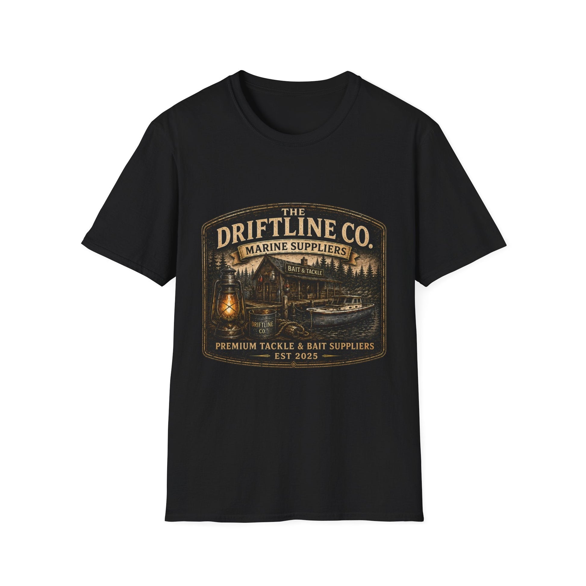 The Driftline Company Marine Suppliers Premium Tackle & Bait Premium Unisex T-Shirt - SJM Print Store