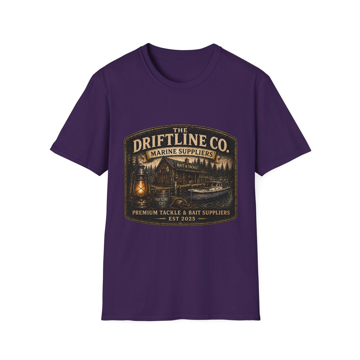 The Driftline Company Marine Suppliers Premium Tackle & Bait Premium Unisex T-Shirt - SJM Print Store