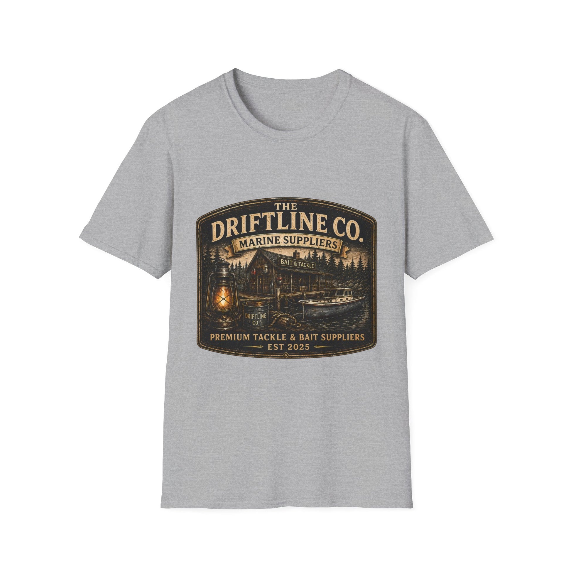 The Driftline Company Marine Suppliers Premium Tackle & Bait Premium Unisex T-Shirt - SJM Print Store