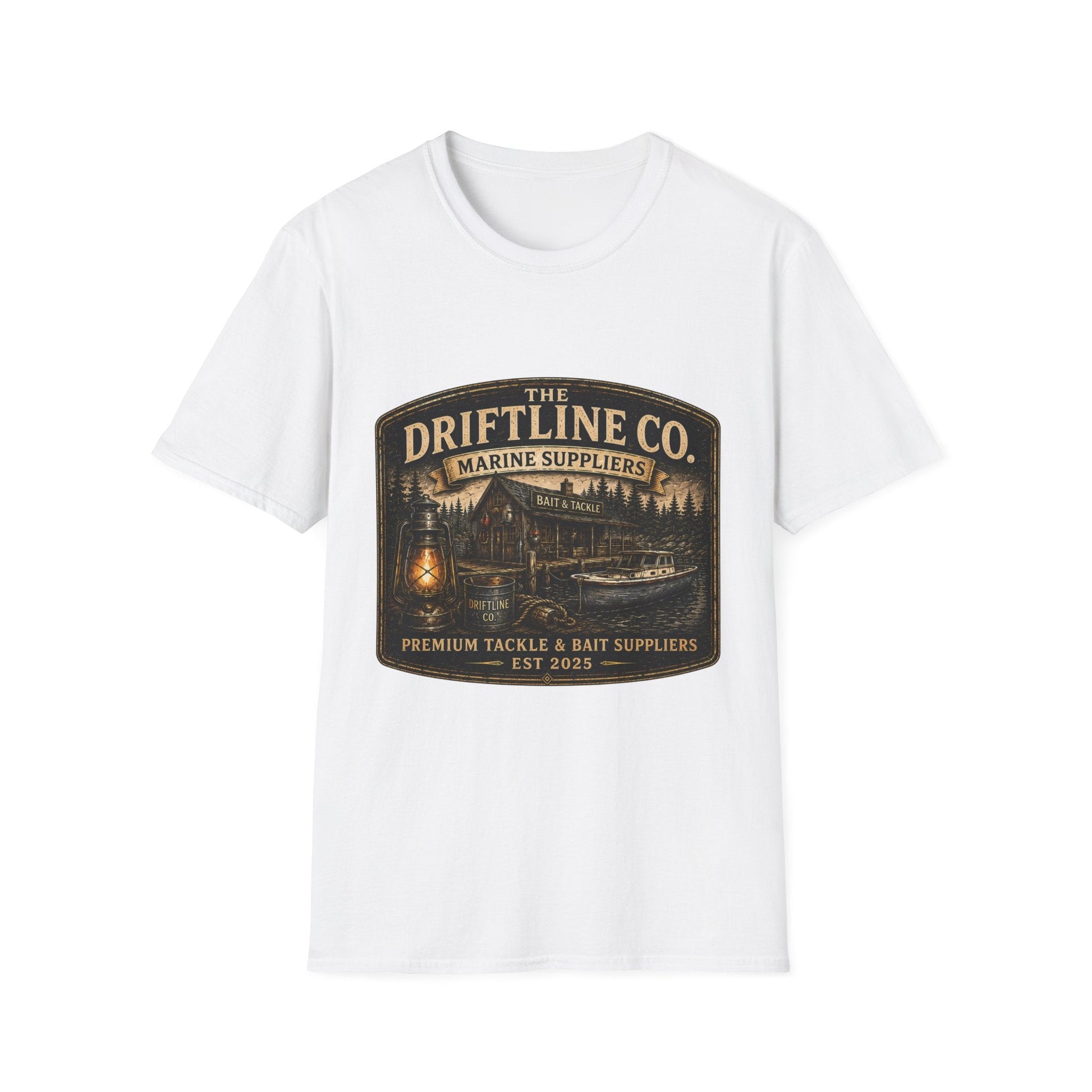 The Driftline Company Marine Suppliers Premium Tackle & Bait Premium Unisex T-Shirt - SJM Print Store