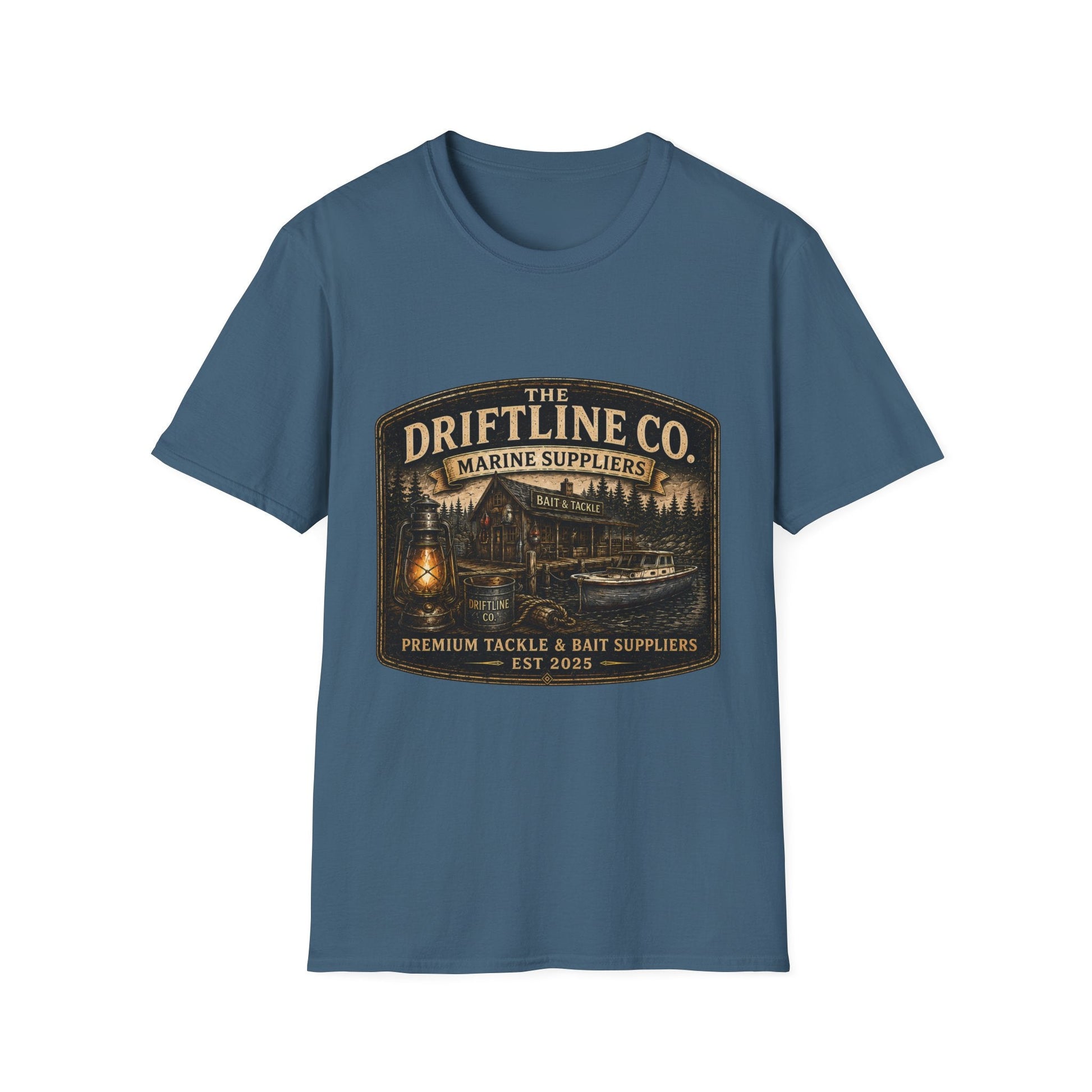 The Driftline Company Marine Suppliers Premium Tackle & Bait Premium Unisex T-Shirt - SJM Print Store