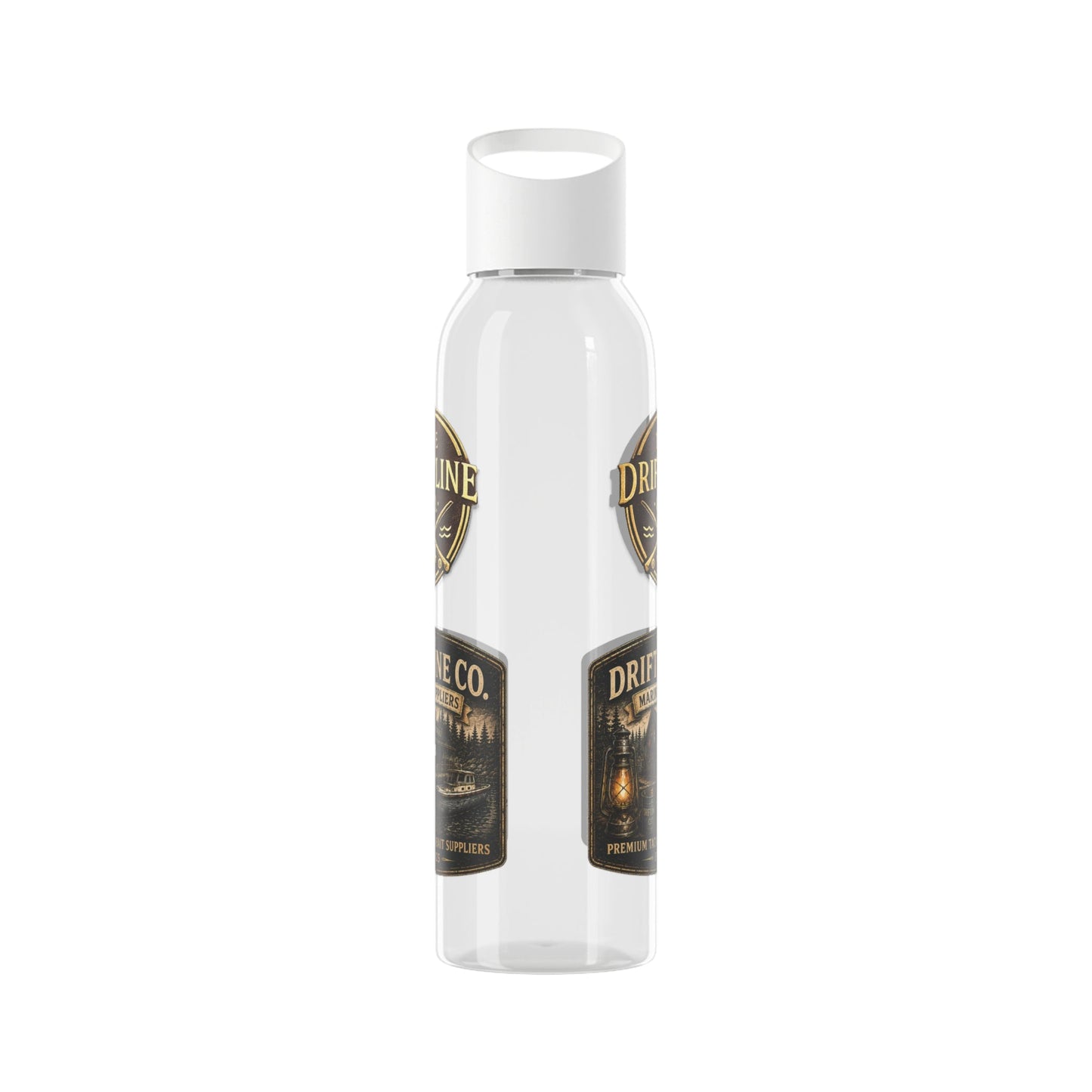 The Driftline Company Marine Suppliers Premium Tackle & Bait Sports Water Bottle - SJM Print Store