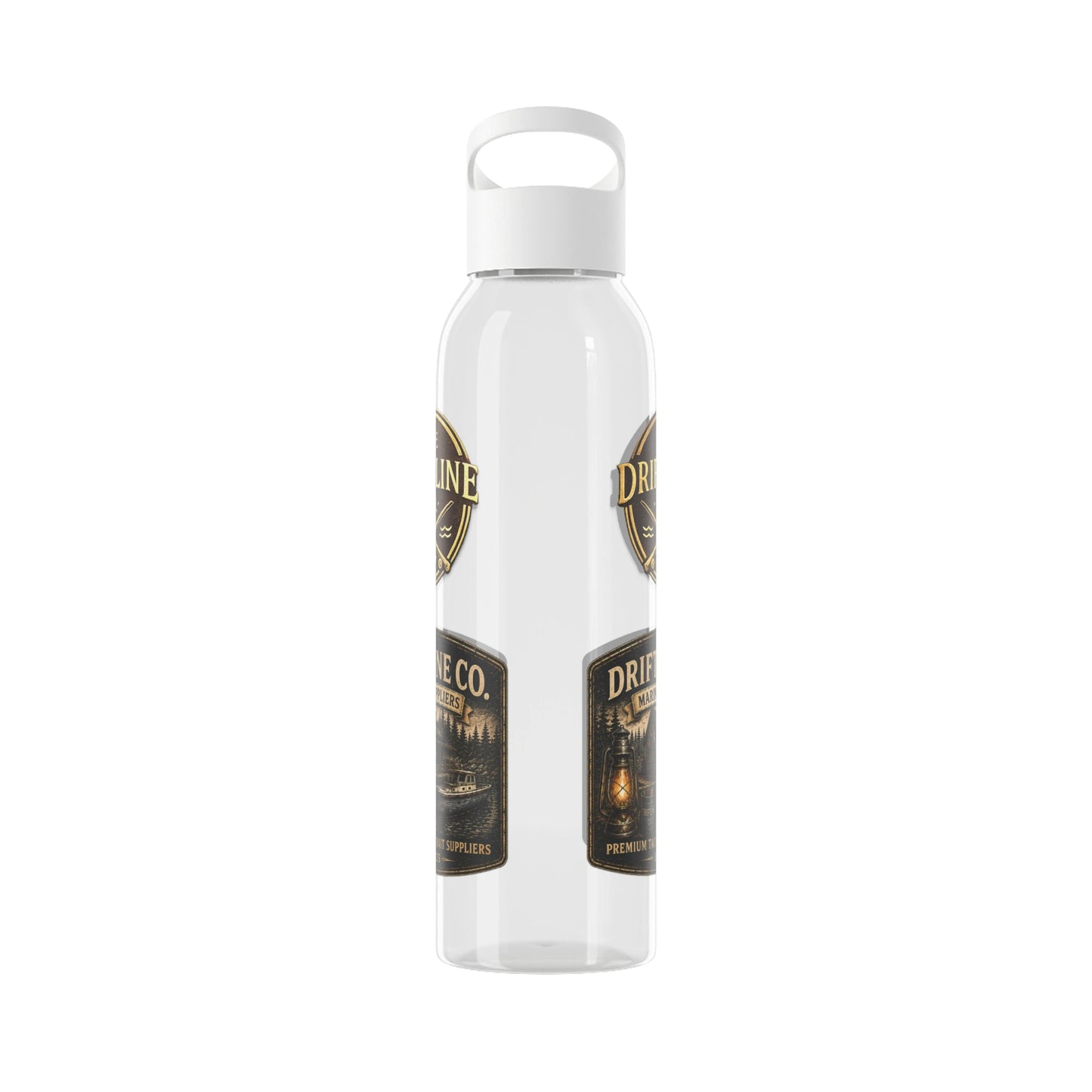 The Driftline Company Marine Suppliers Premium Tackle & Bait Sports Water Bottle - SJM Print Store