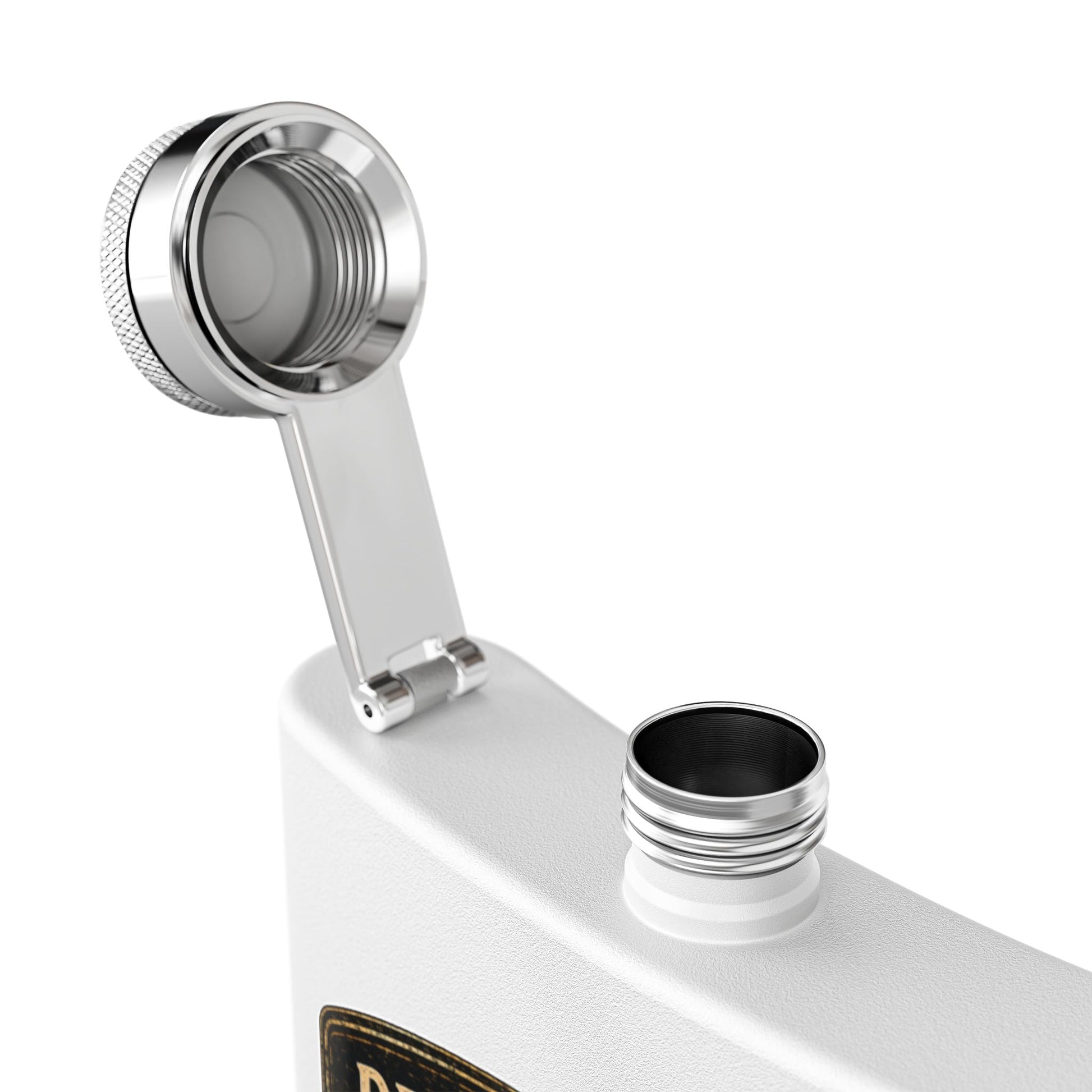 The Driftline Company Marine Suppliers Premium Tackle & Bait Stainless Steel Hip Flask - SJM Print Store