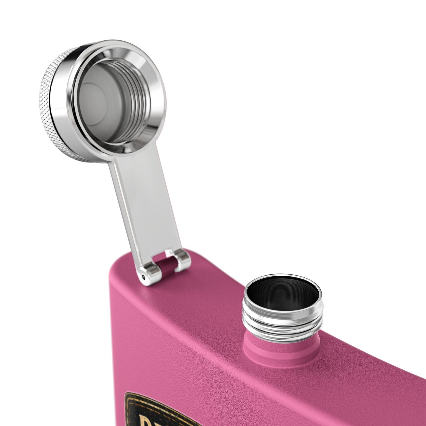 The Driftline Company Marine Suppliers Premium Tackle & Bait Stainless Steel Hip Flask - SJM Print Store