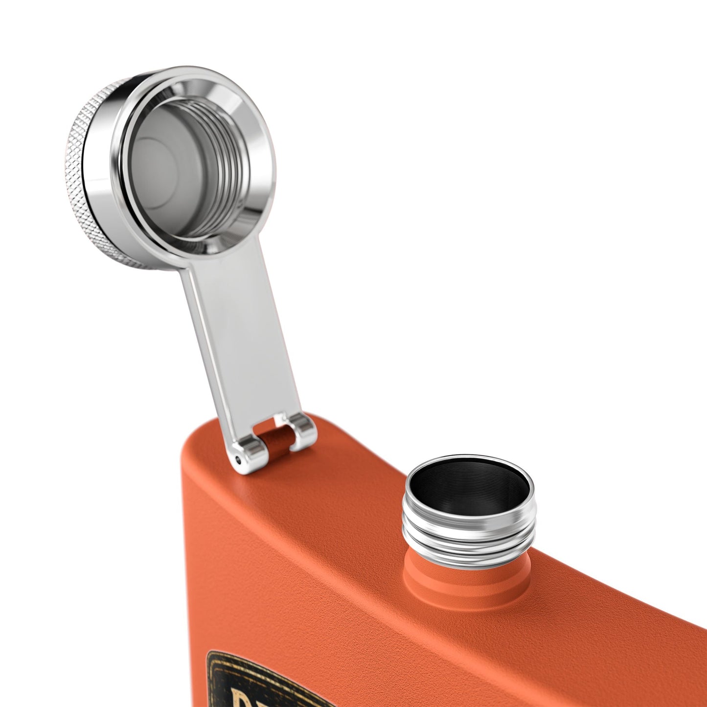 The Driftline Company Marine Suppliers Premium Tackle & Bait Stainless Steel Hip Flask - SJM Print Store