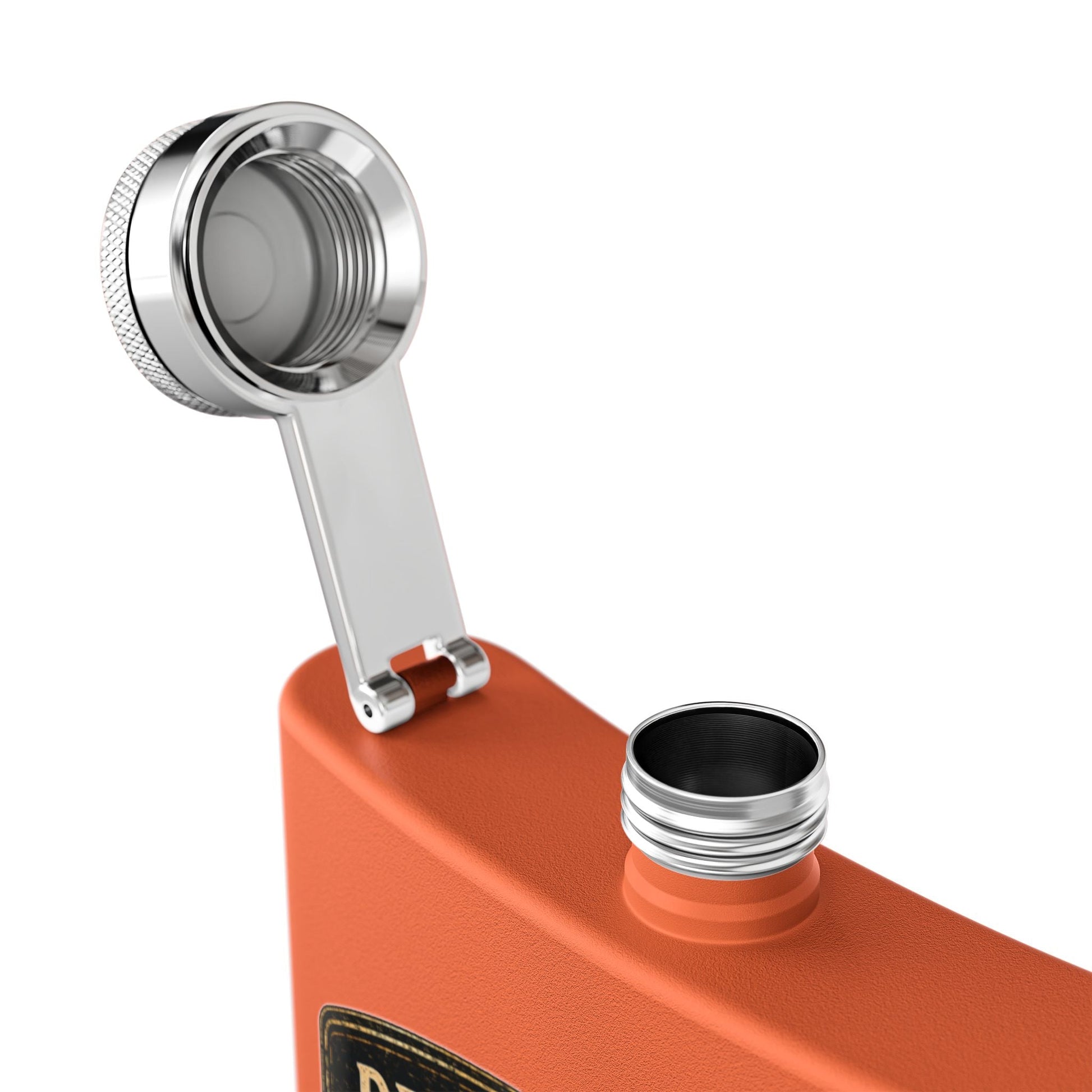 The Driftline Company Marine Suppliers Premium Tackle & Bait Stainless Steel Hip Flask - SJM Print Store