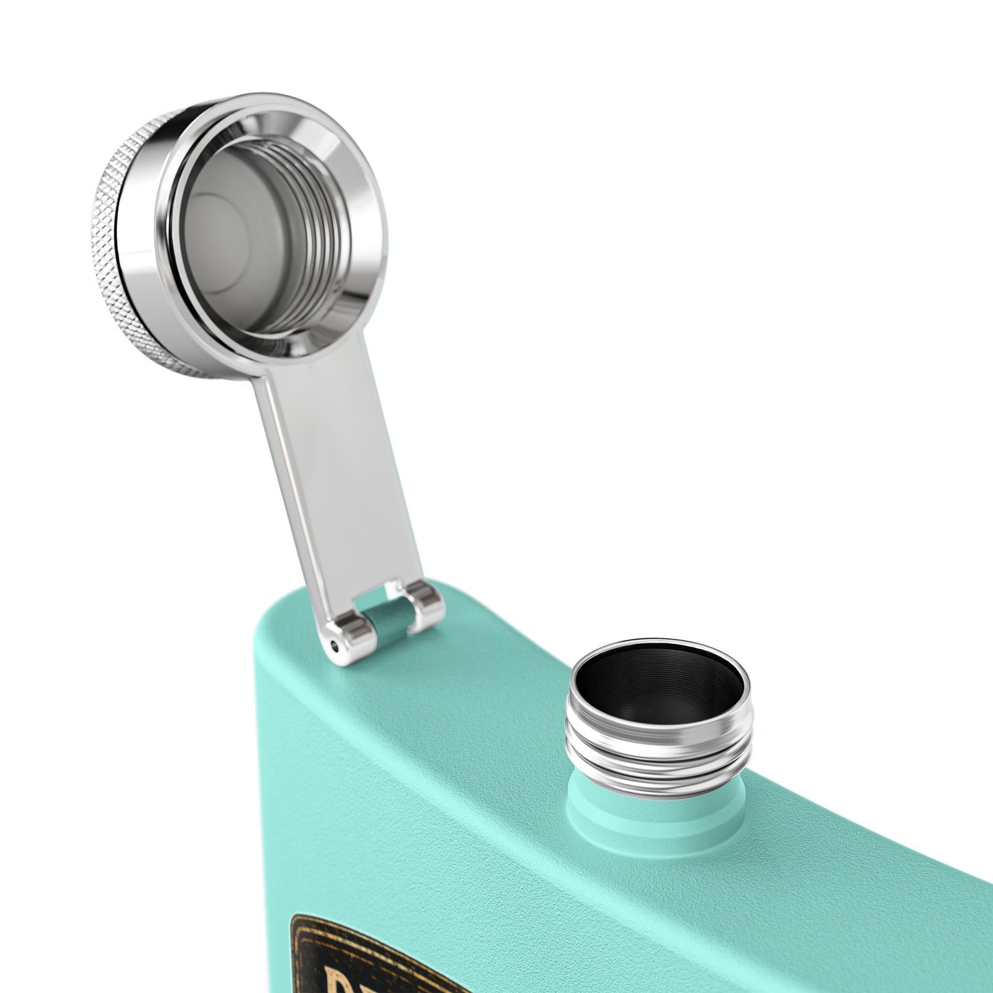 The Driftline Company Marine Suppliers Premium Tackle & Bait Stainless Steel Hip Flask - SJM Print Store
