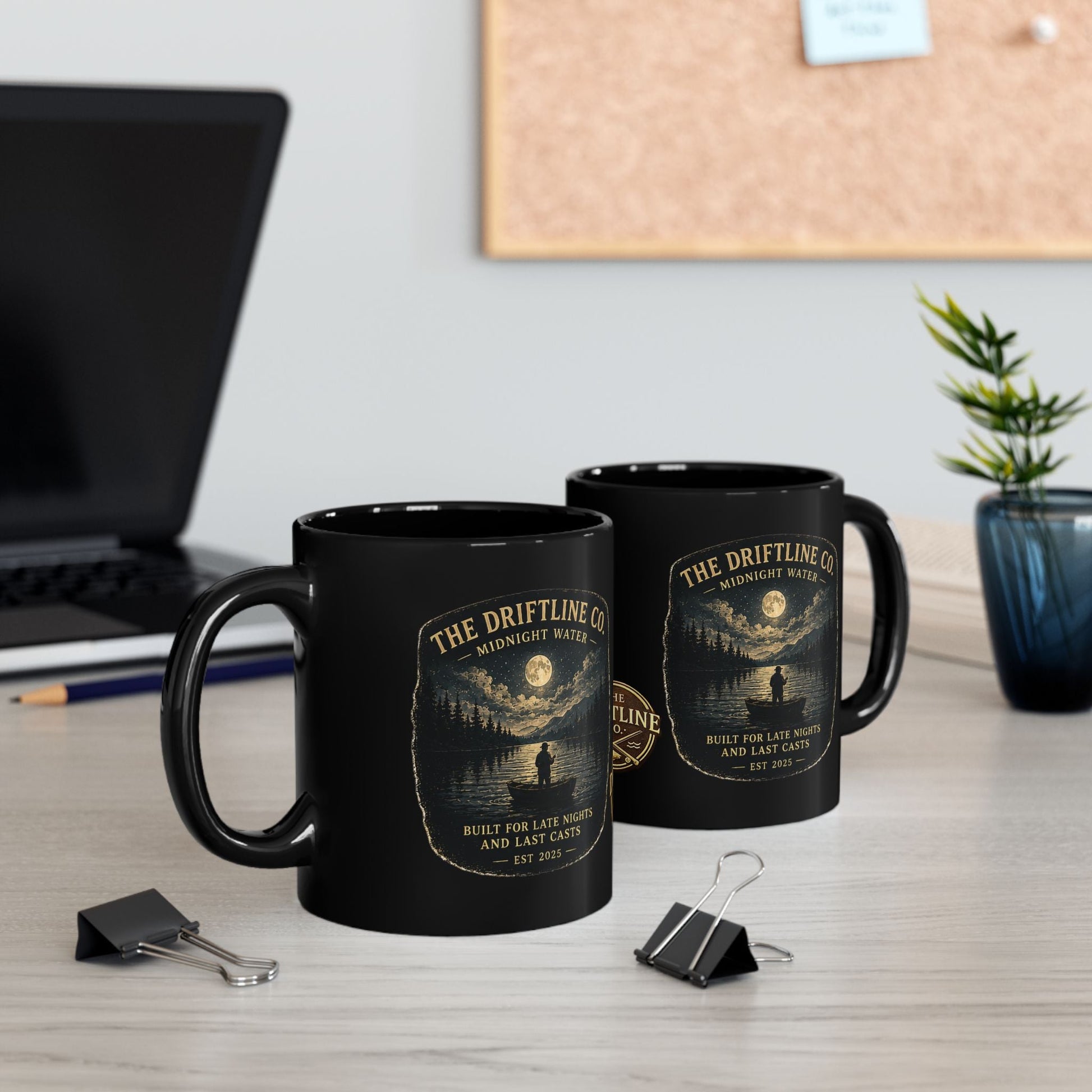 The Driftline Company Midnight Water Mug - SJM Print Store
