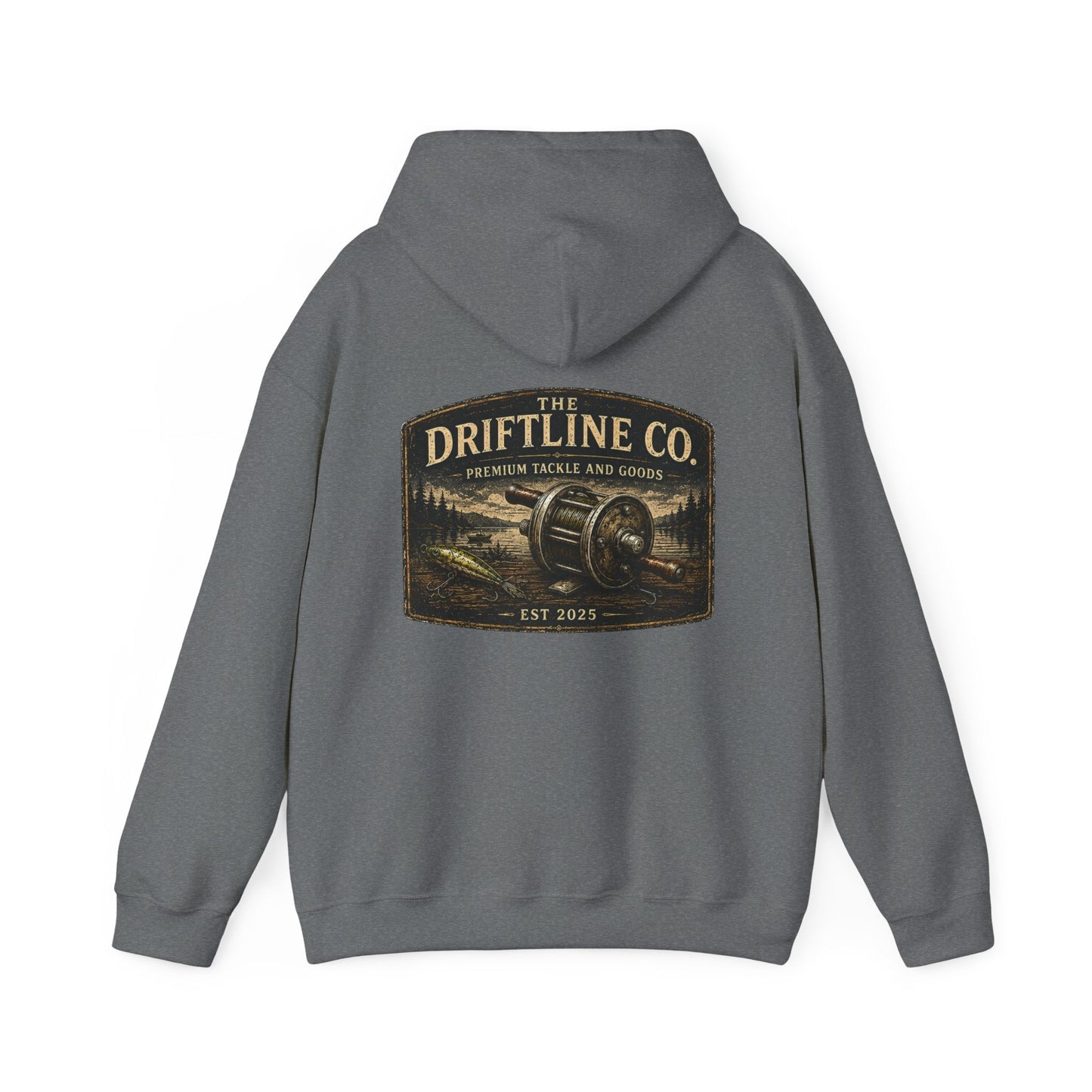 The Driftline Company Premium Tackle & Goods Fishing Hoodie - SJM Print Store