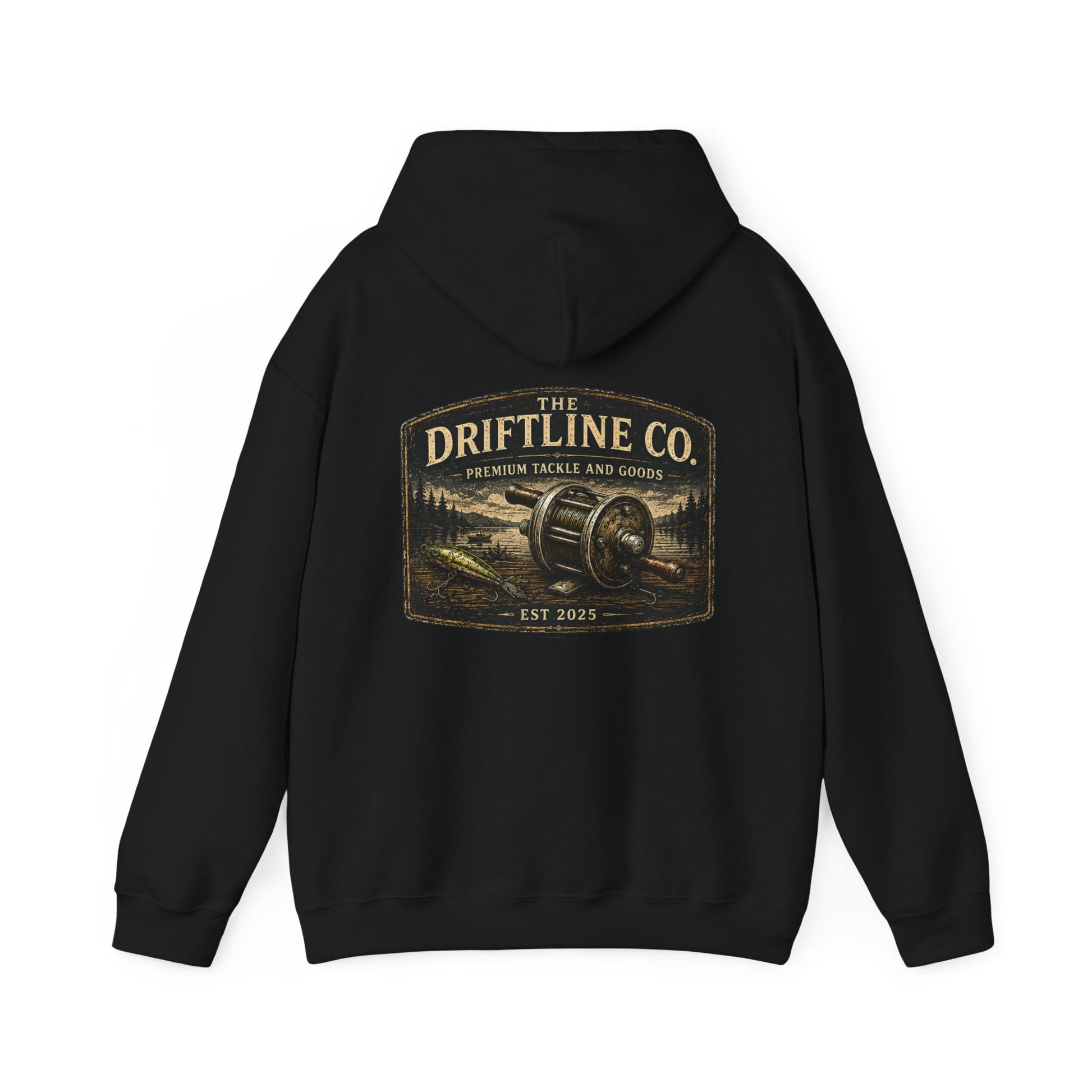 The Driftline Company Premium Tackle & Goods Fishing Hoodie - SJM Print Store