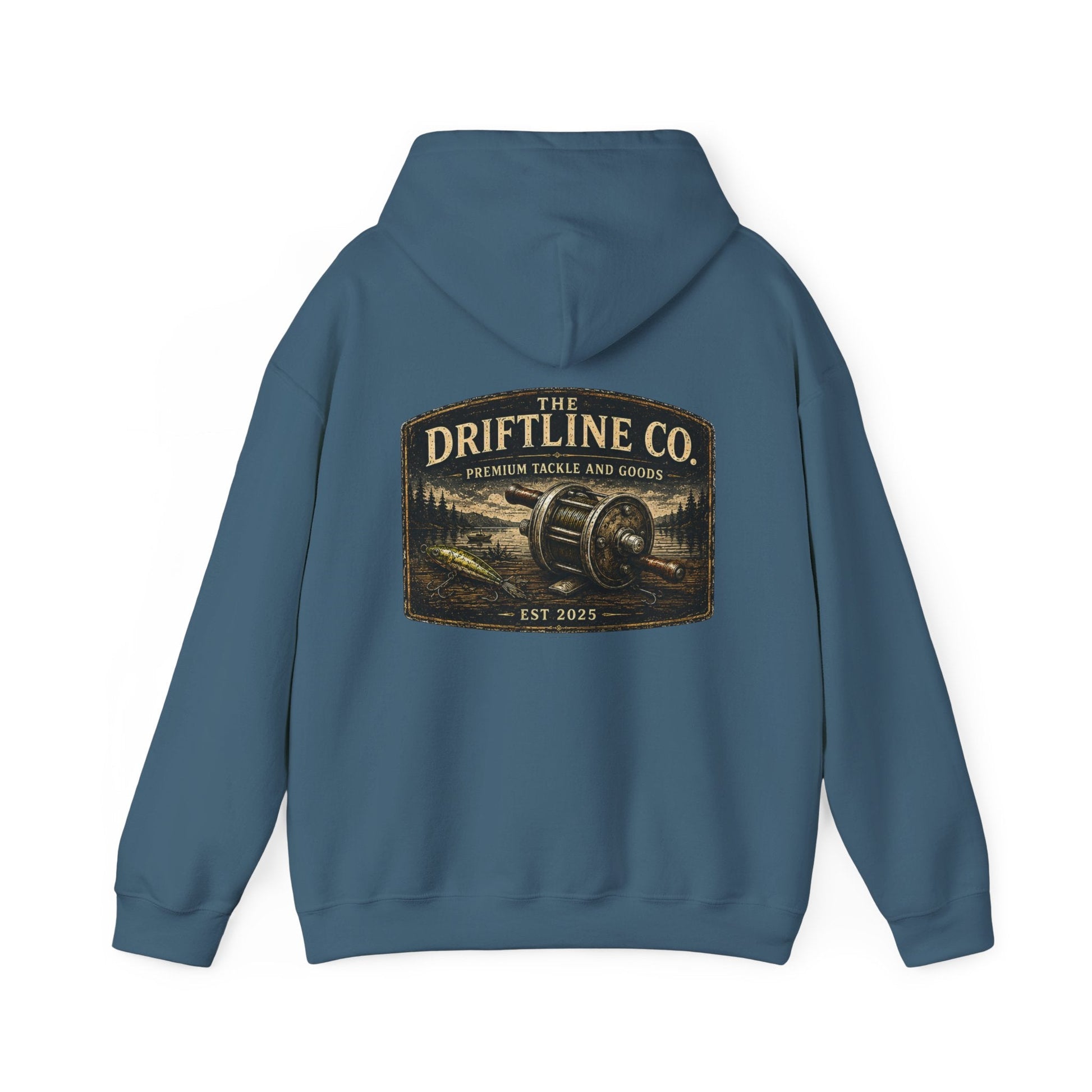 The Driftline Company Premium Tackle & Goods Fishing Hoodie - SJM Print Store