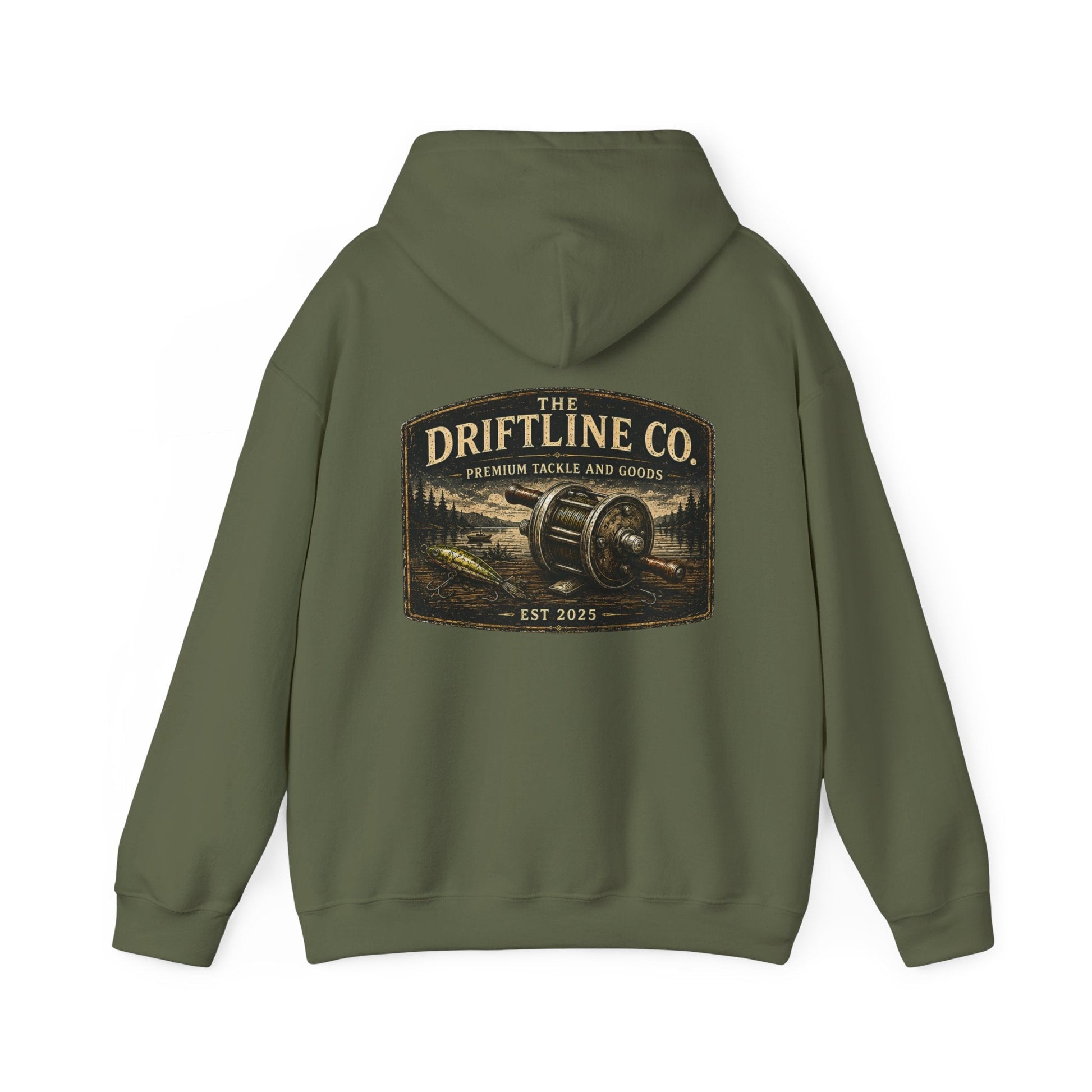 The Driftline Company Premium Tackle & Goods Fishing Hoodie - SJM Print Store