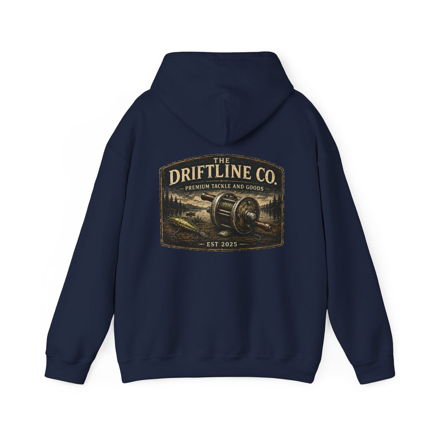 The Driftline Company Premium Tackle & Goods Fishing Hoodie - SJM Print Store