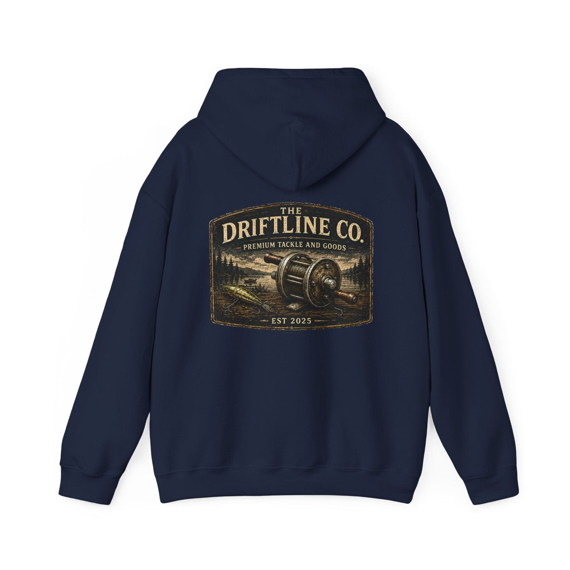 The Driftline Company Premium Tackle & Goods Fishing Hoodie - SJM Print Store