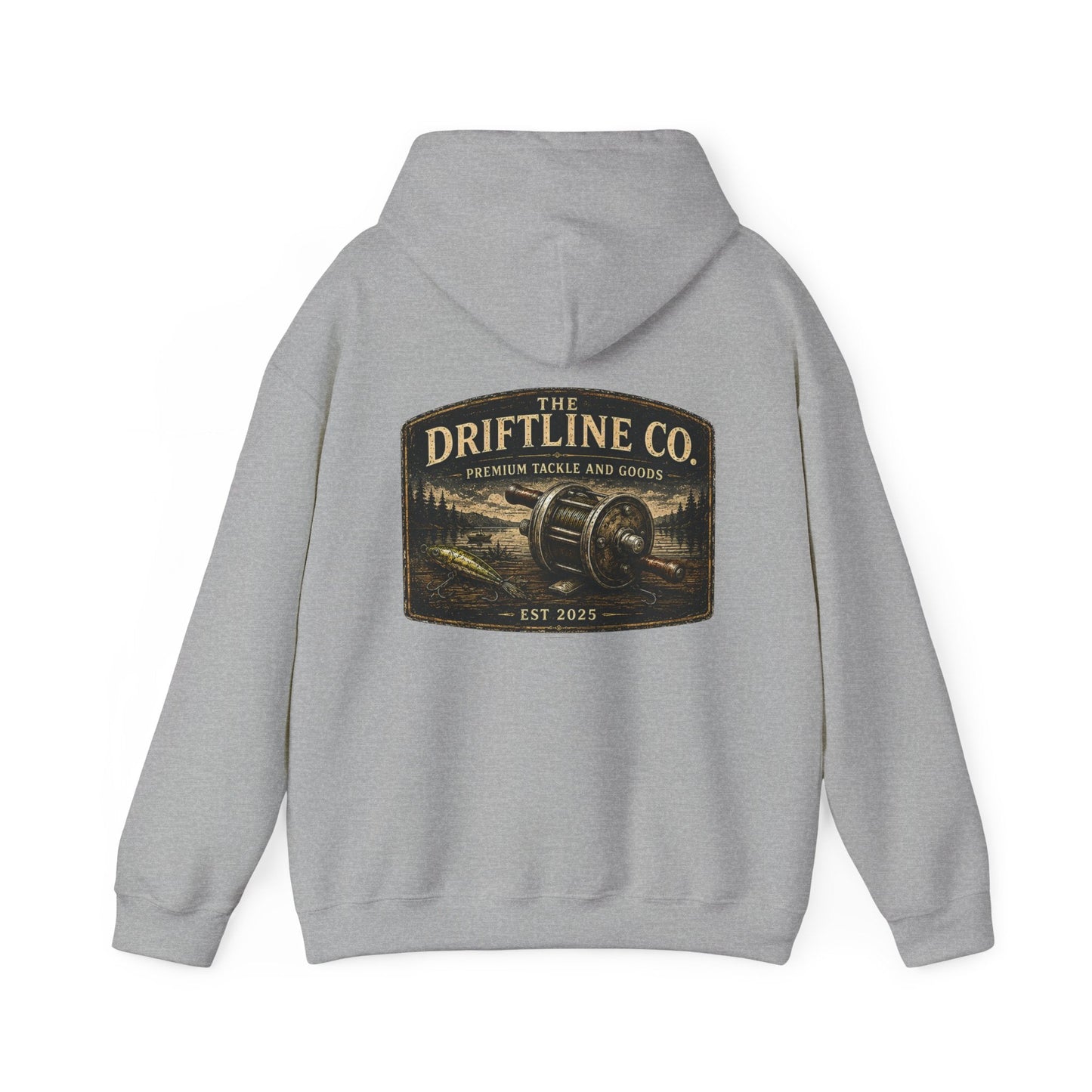 The Driftline Company Premium Tackle & Goods Fishing Hoodie - SJM Print Store