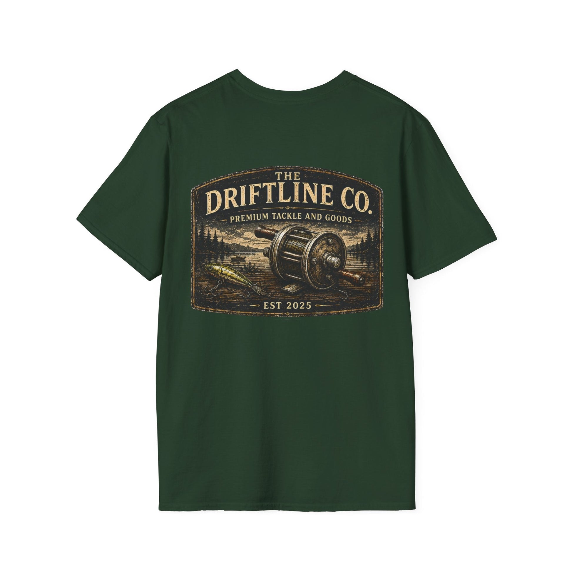 The Driftline Company Premium Tackle & Goods Fishing T-Shirt - SJM Print Store