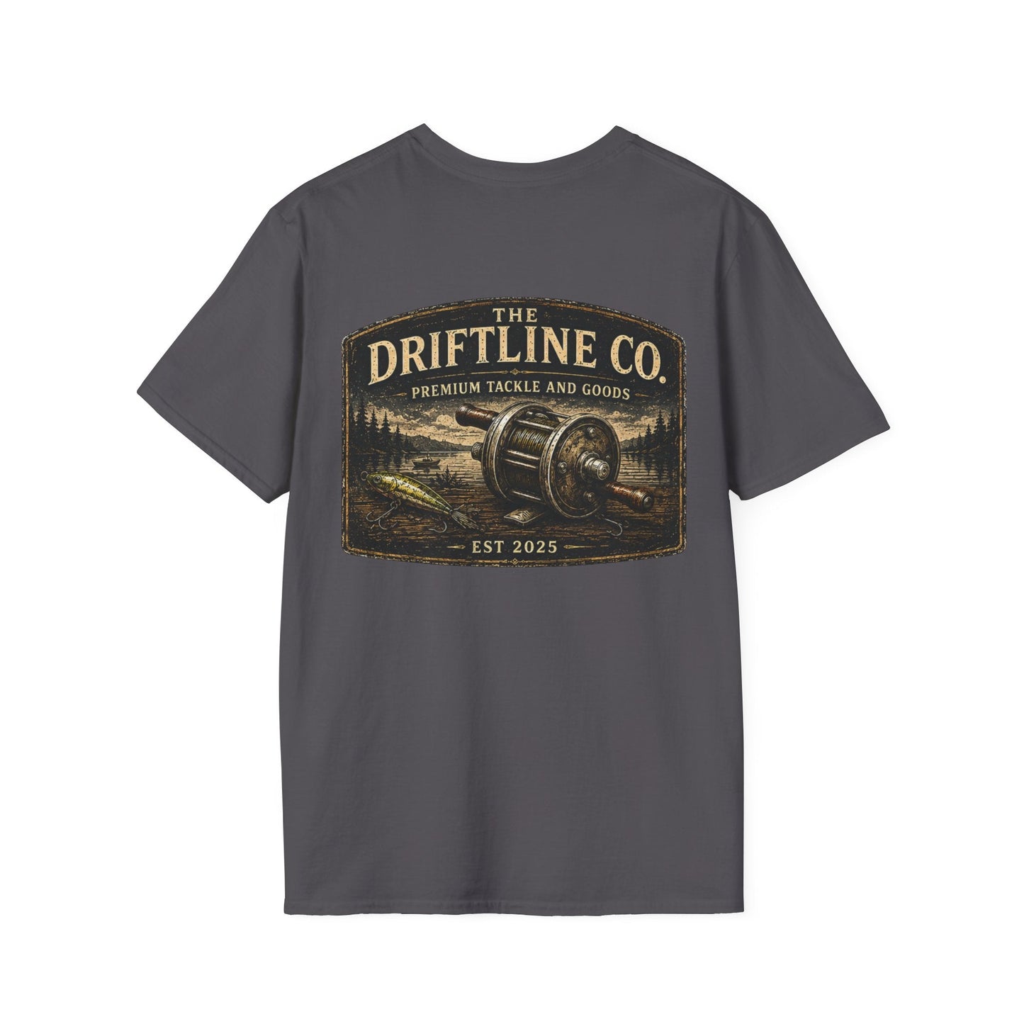 The Driftline Company Premium Tackle & Goods Fishing T-Shirt - SJM Print Store