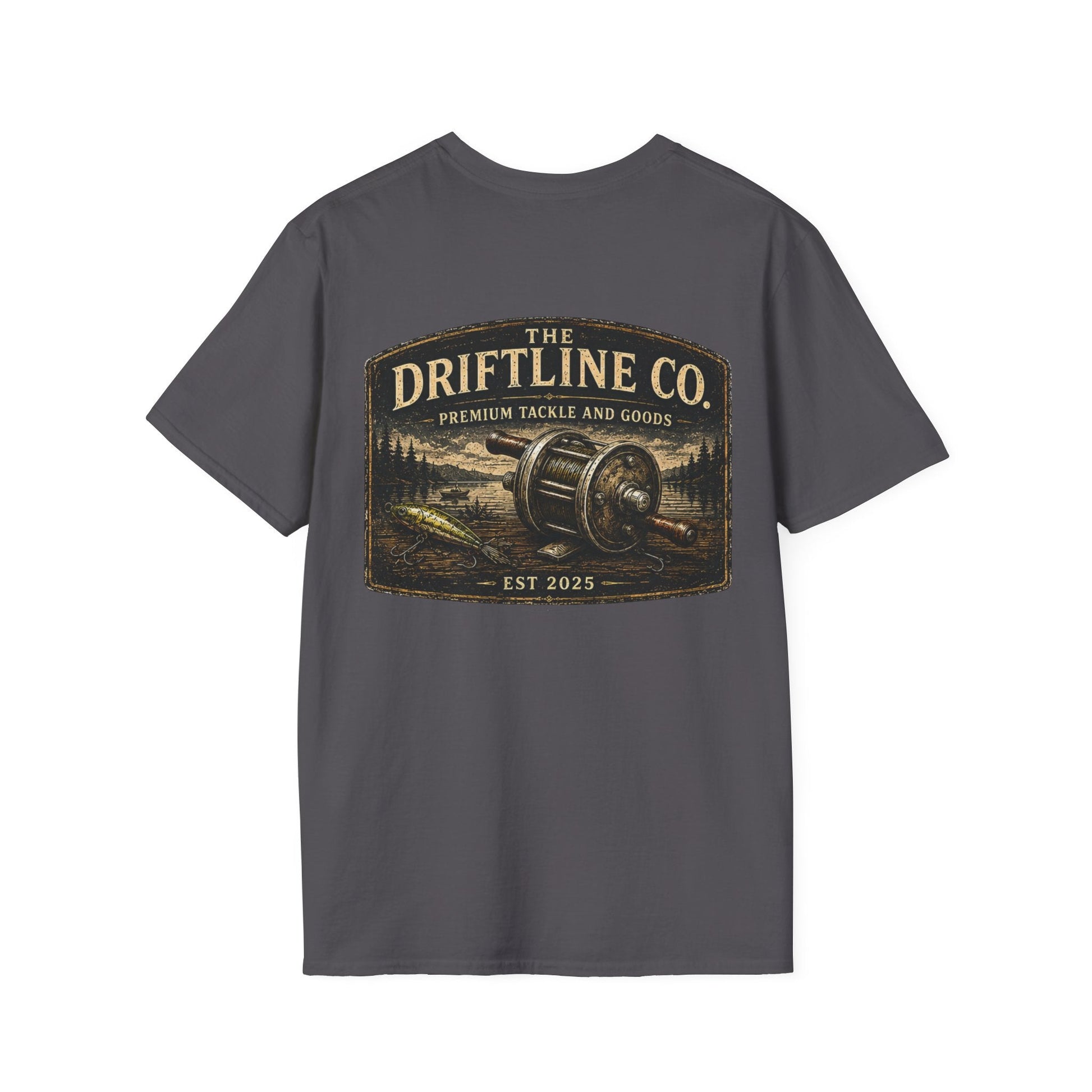 The Driftline Company Premium Tackle & Goods Fishing T-Shirt - SJM Print Store